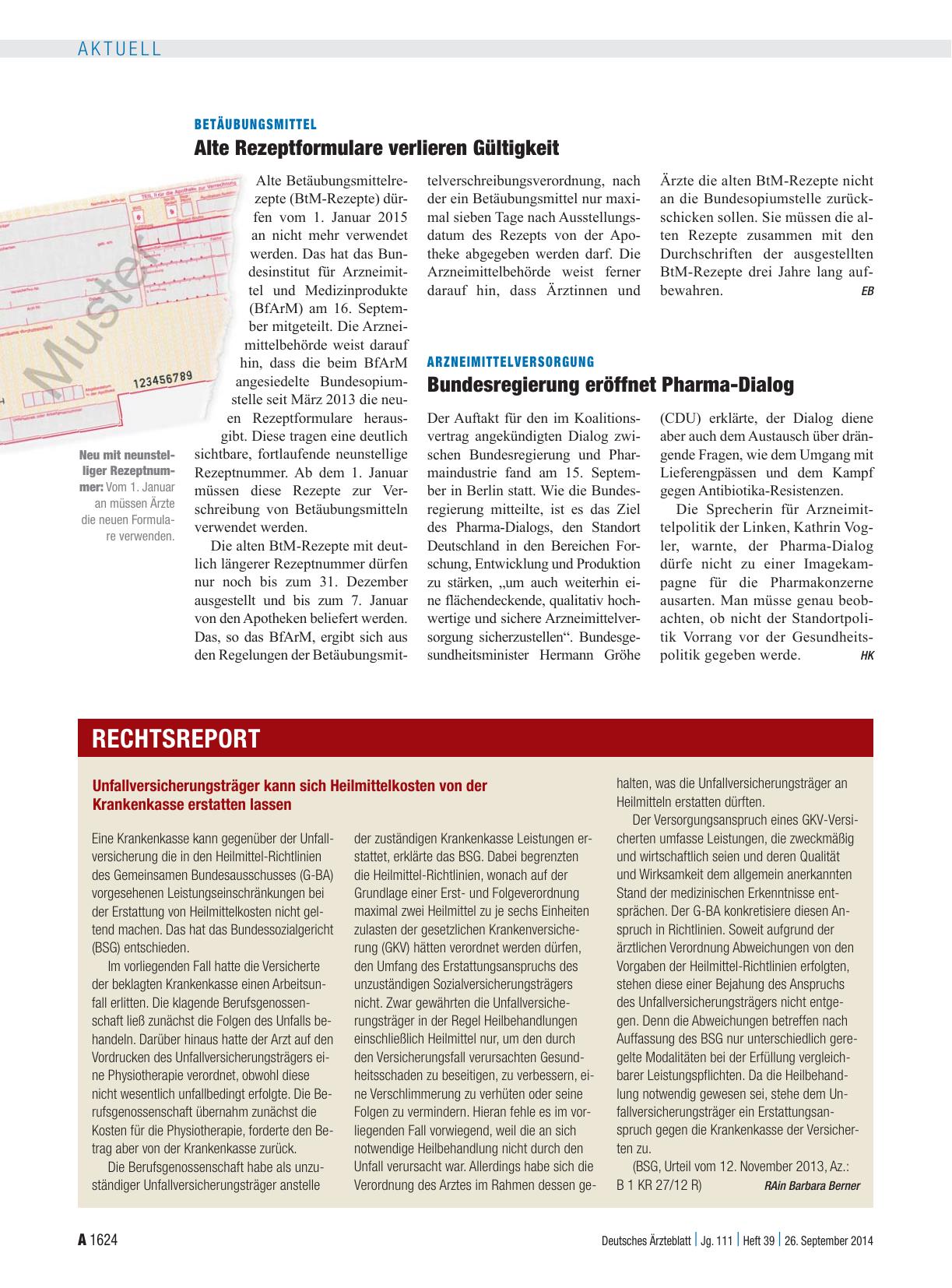 Vorschauseite 1: Arzneimittelversorgung: Bundesregierung eröffnet Pharma-Dialog