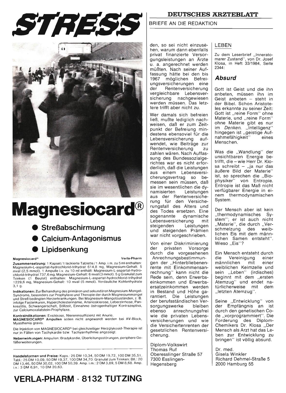 Vorschauseite 1: LEBEN: Absurd