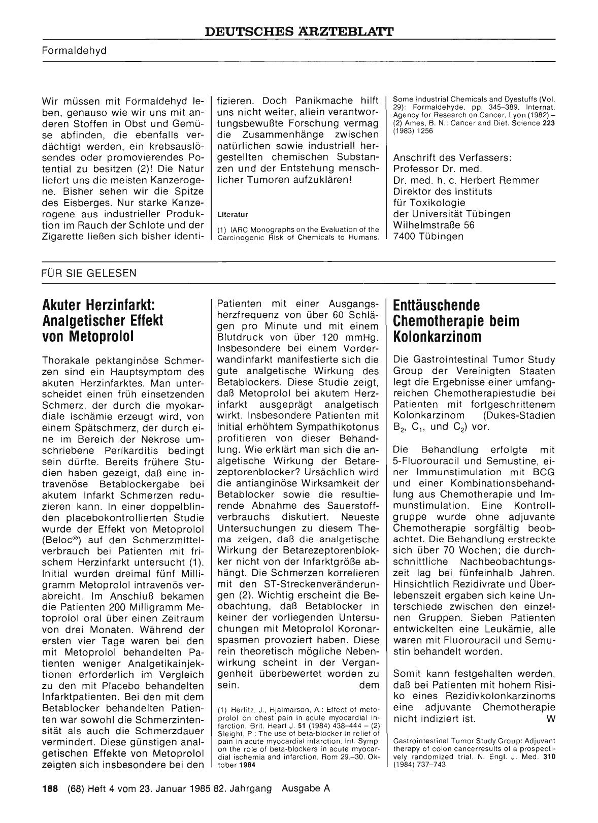 Vorschauseite 1: Enttäuschende Chemotherapie beim Kolonkarzinom