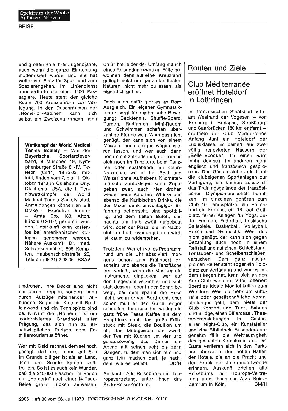 Vorschauseite 1: Routen und Ziele