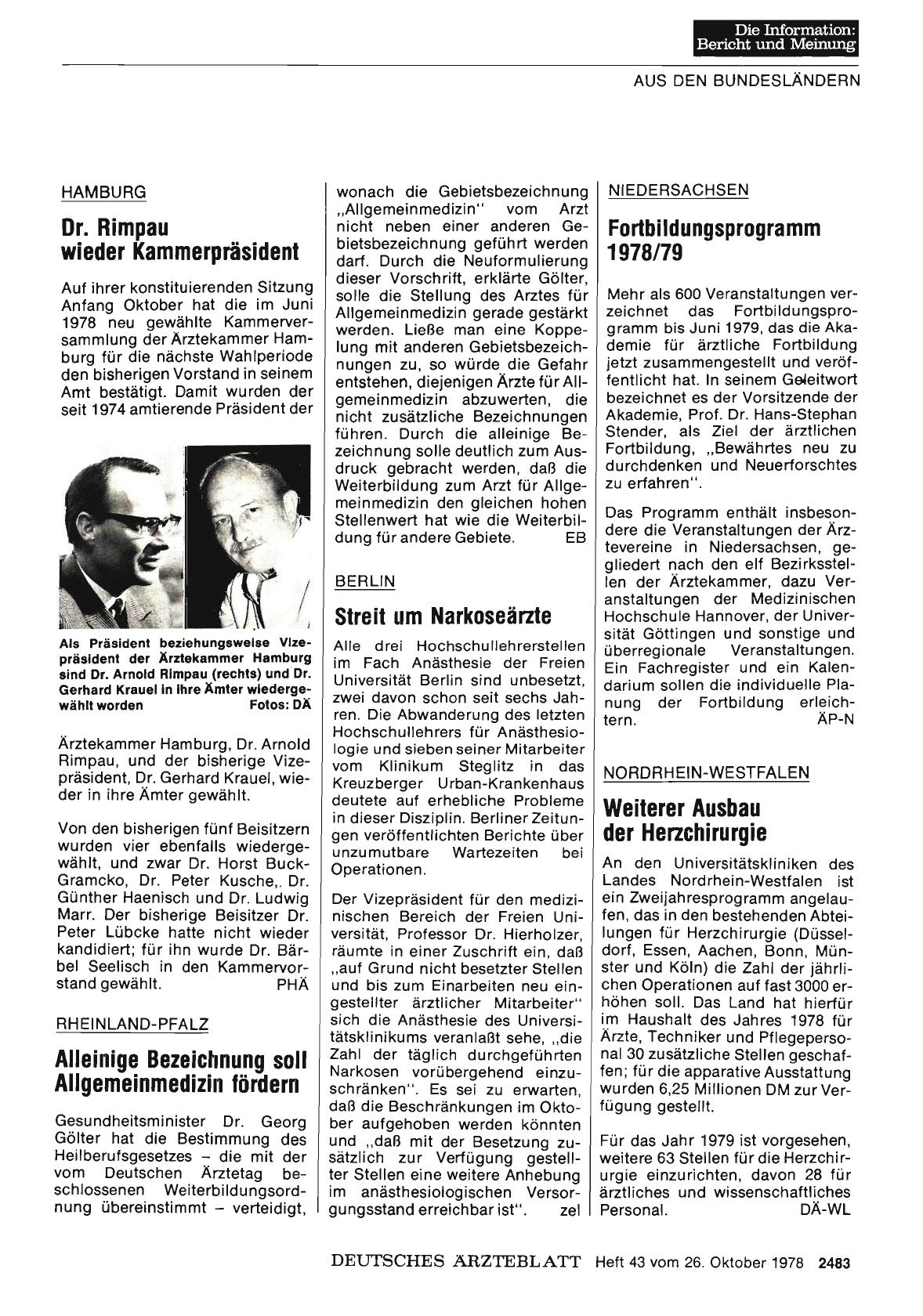 Vorschauseite 1: BERLIN: Streit um Narkoseärzte