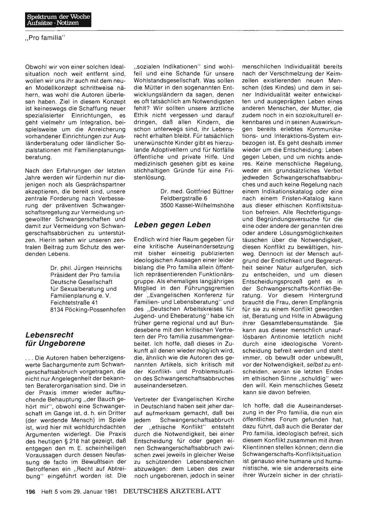 Vorschauseite 1: Lebensrecht für Ungeborene