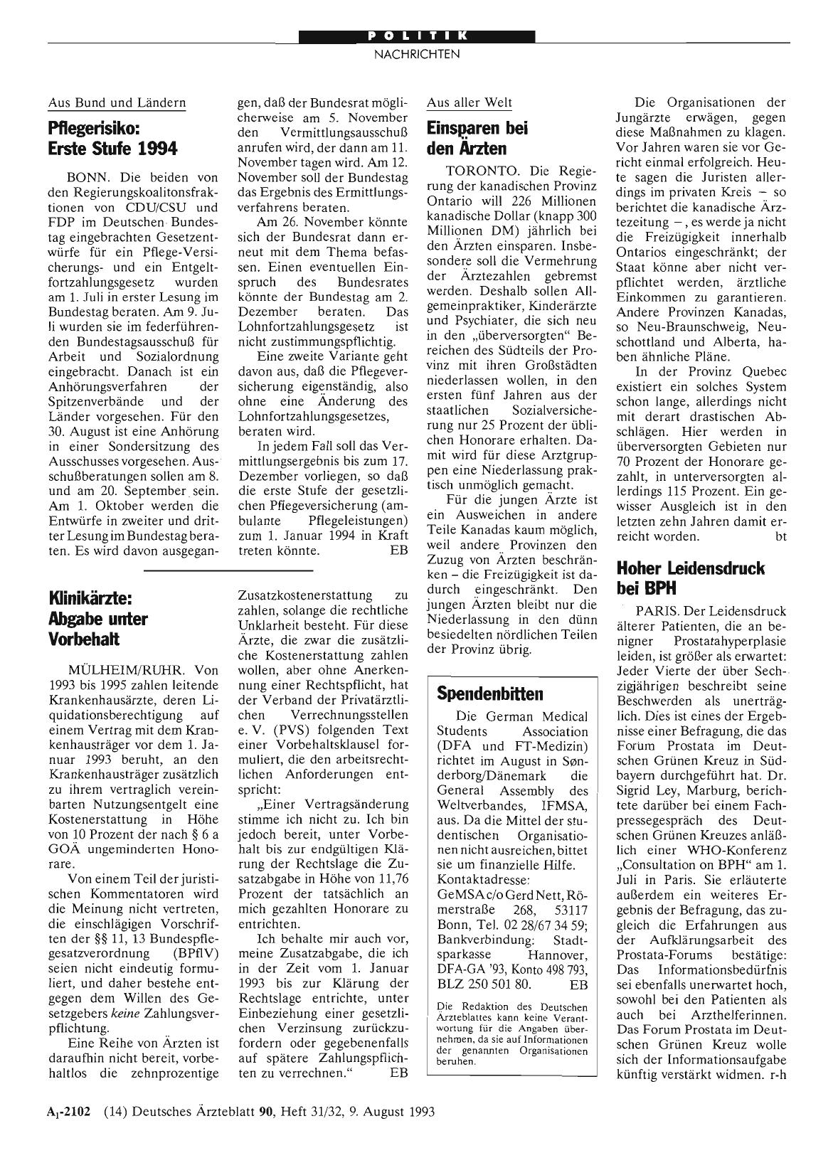 Vorschauseite 1: Hoher Leidensdruck bei BPH