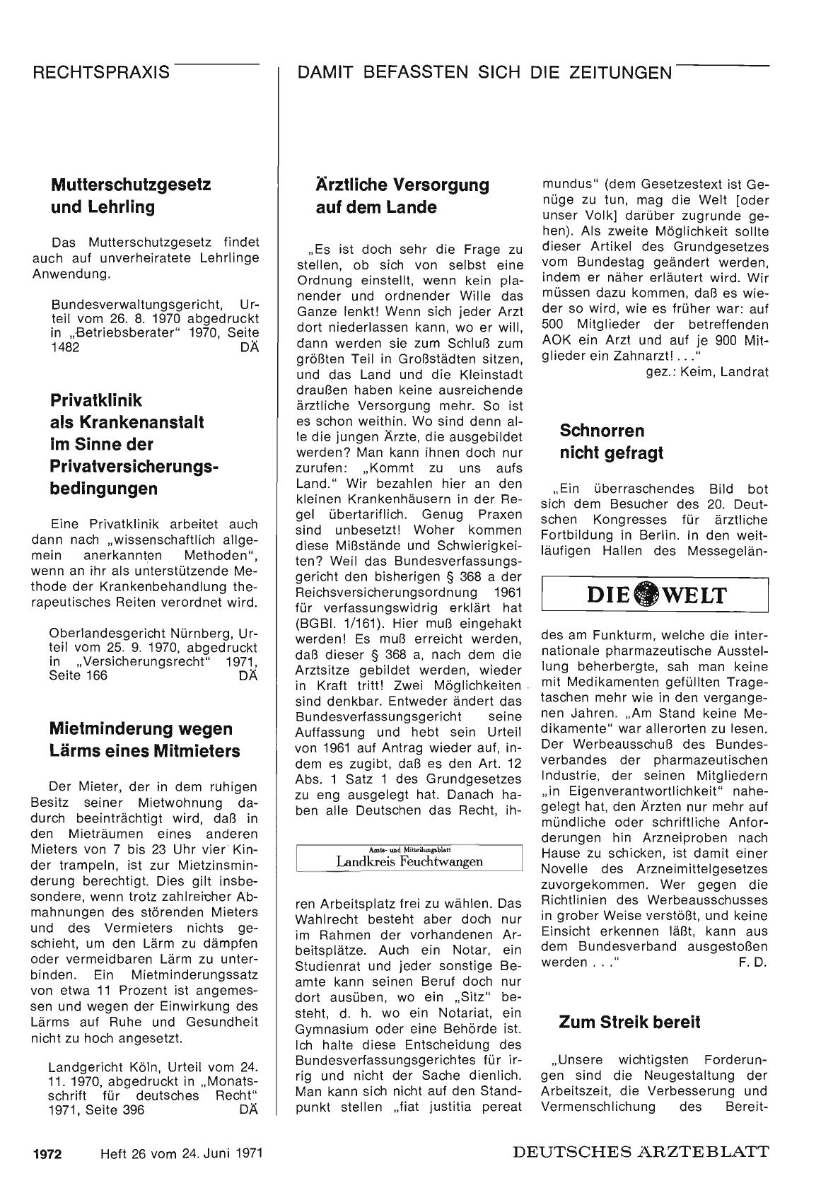 Vorschauseite 1: Ärztliche Versorgung auf dem Lande