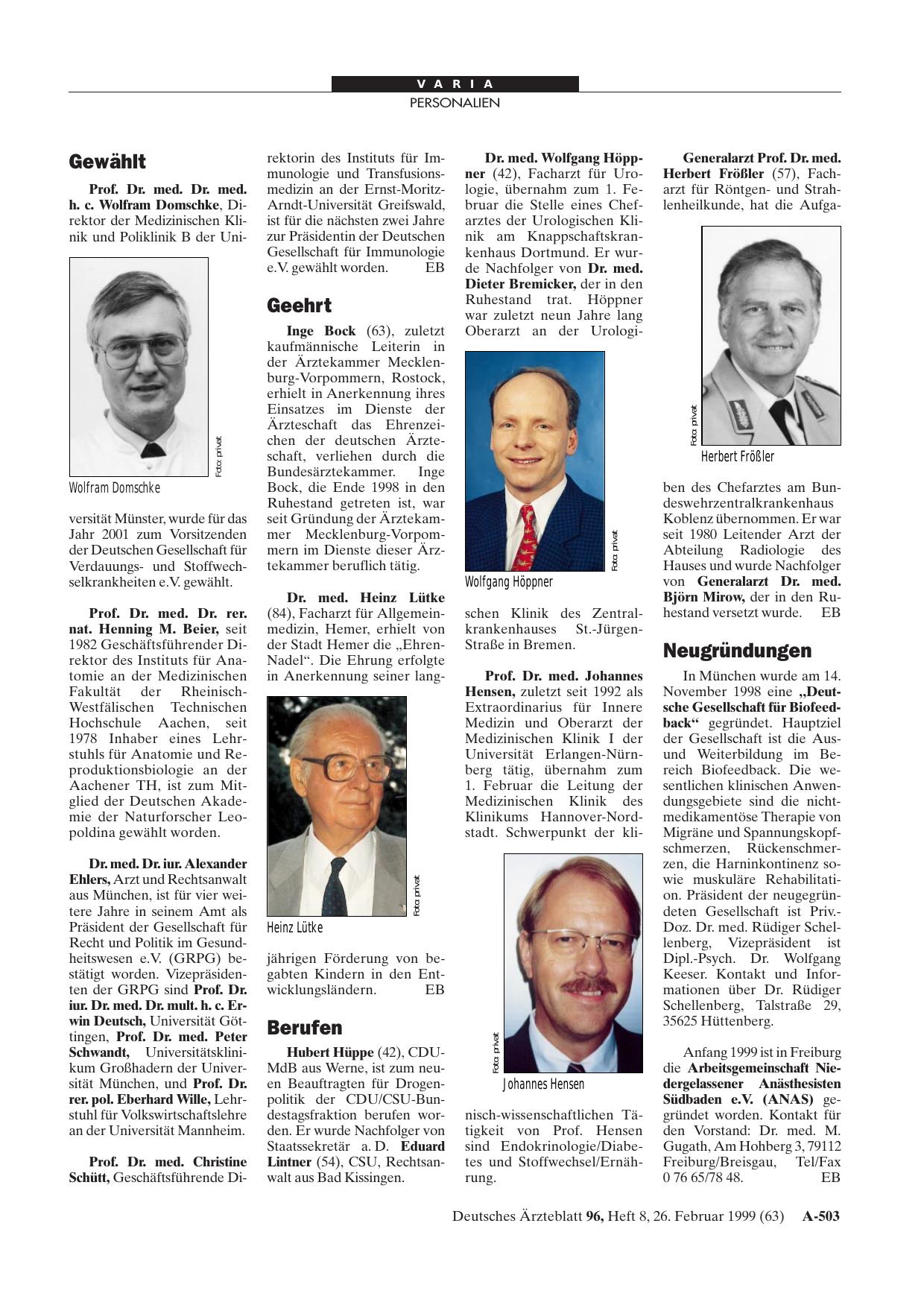 Vorschauseite 1: Neugründungen