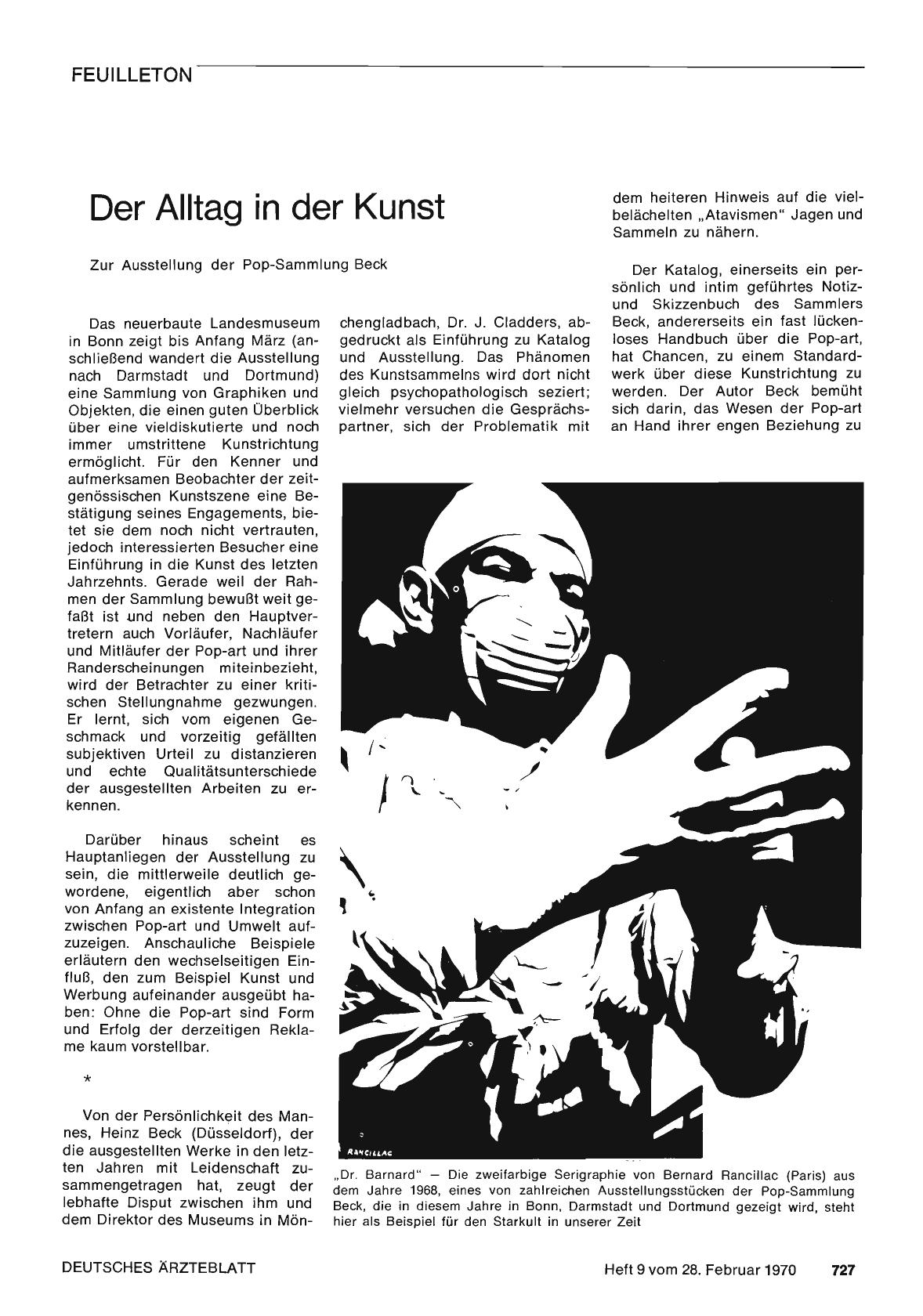 Vorschauseite 1: Der Alltag in der Kunst