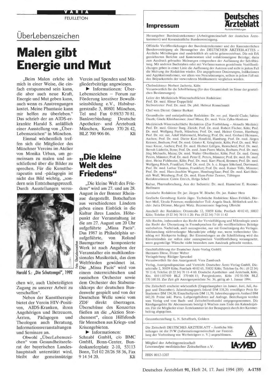 Vorschauseite 1: „Die kleine Weltdes Friedens„