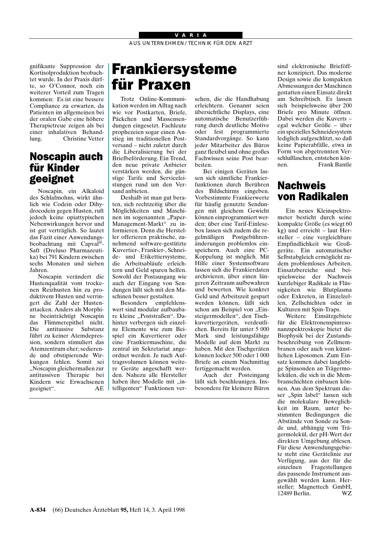 Vorschauseite 1: Nachweis von Radikalen
