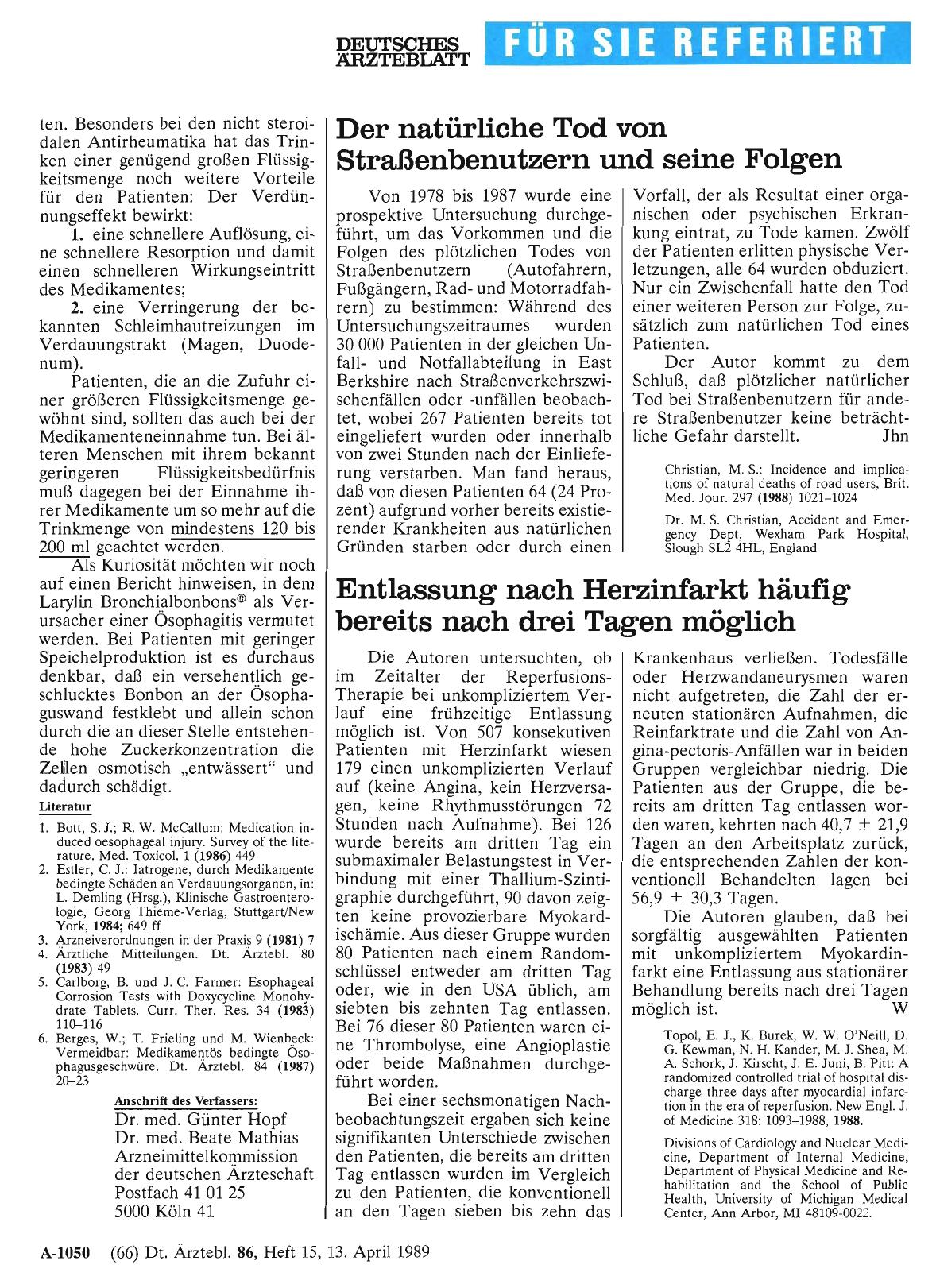 Vorschauseite 1: Entlassung nach Herzinfarkt häufig bereits nach drei Tagen möglich