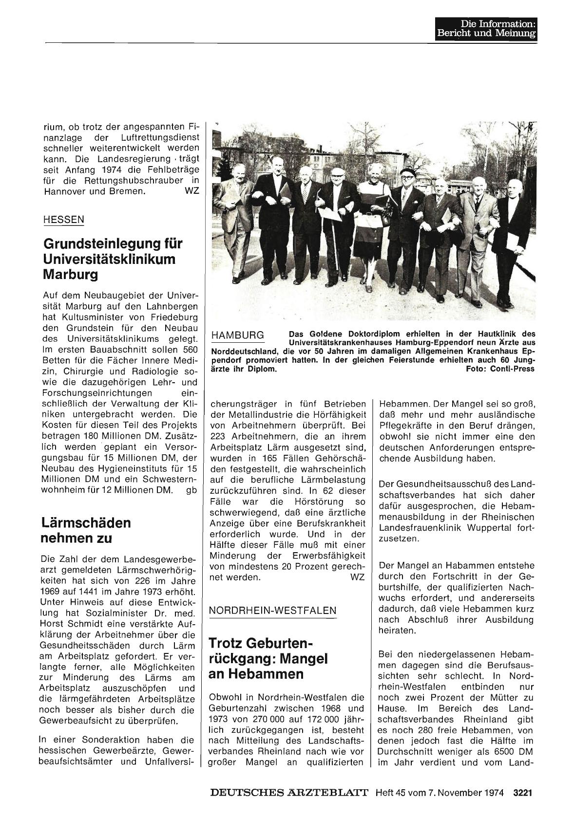 Vorschauseite 1: Hessen: Lärmschäden nehmen zu