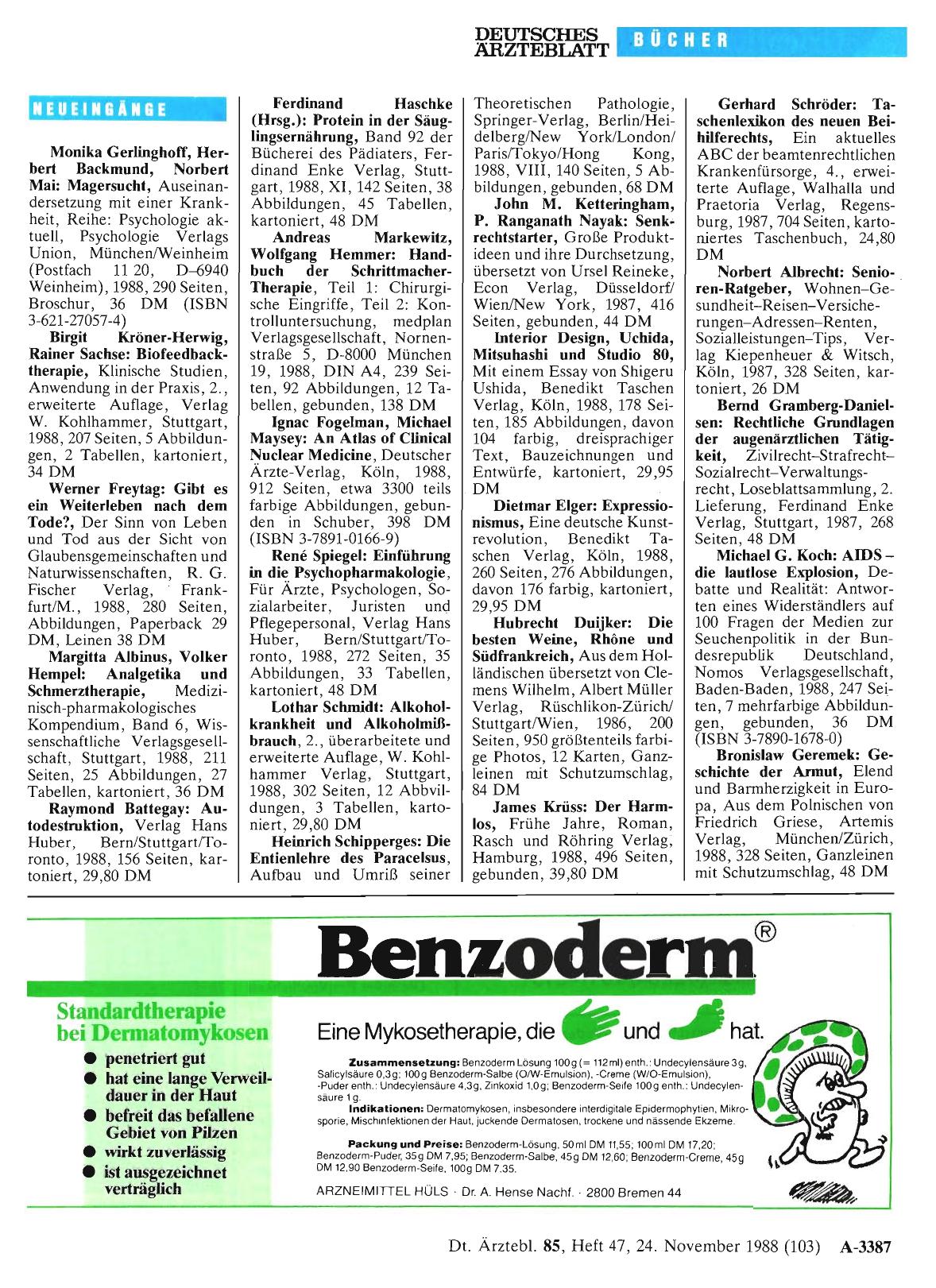 Vorschauseite 1: NEUEINGÄNGE