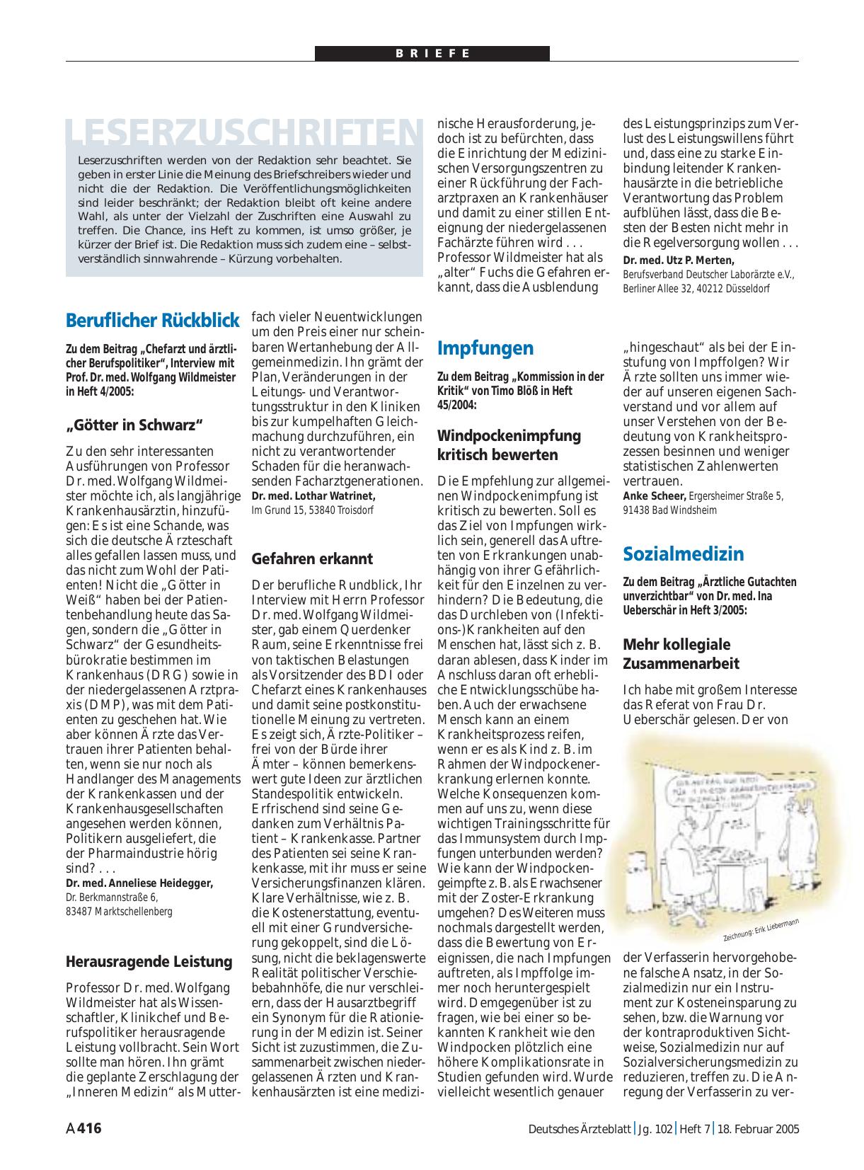 Vorschauseite 1: Sozialmedizin: Mehr kollegiale Zusammenarbeit