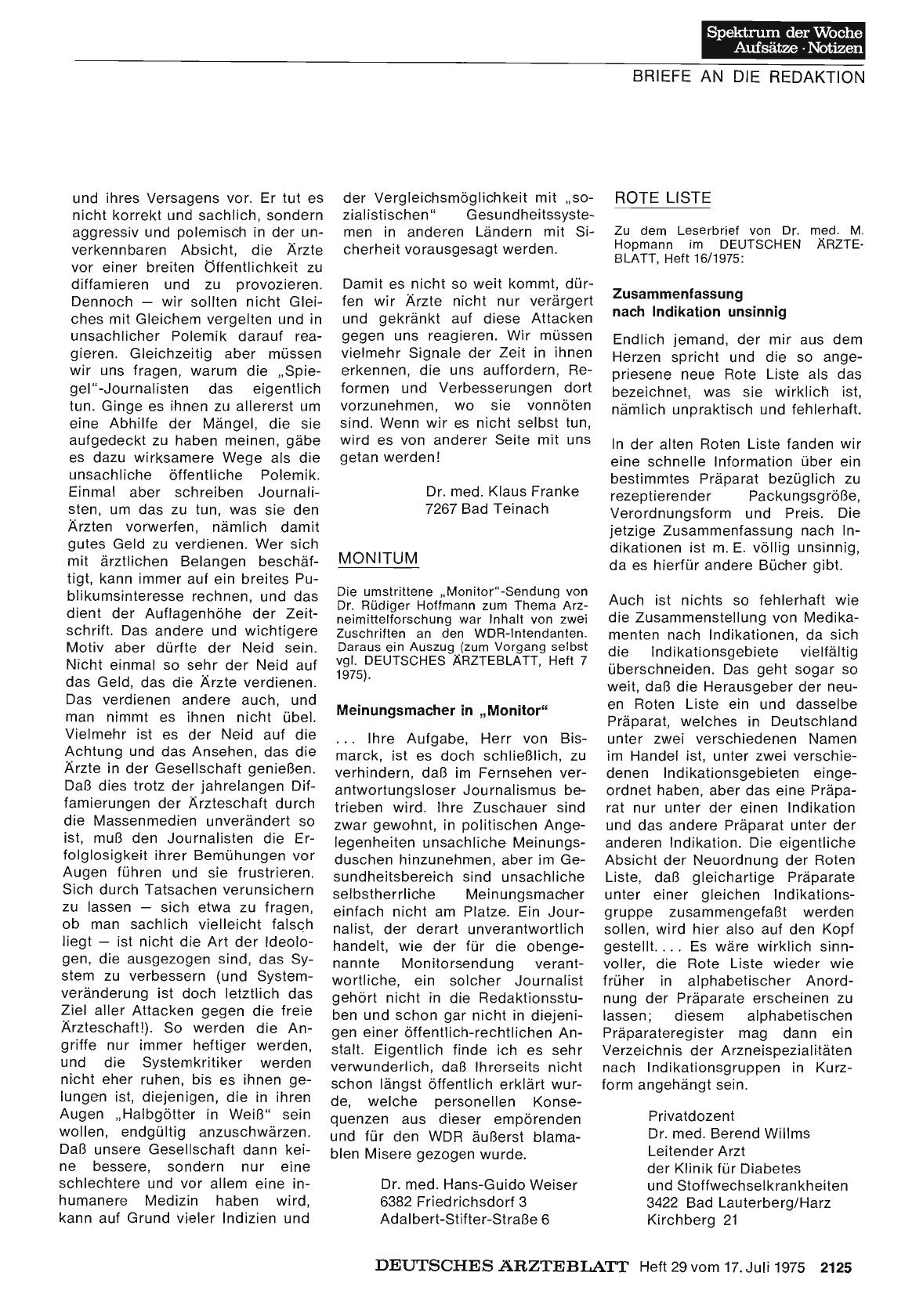 Vorschauseite 1: ROTE LISTE: Zusammenfassung nach Indikation unsinnig