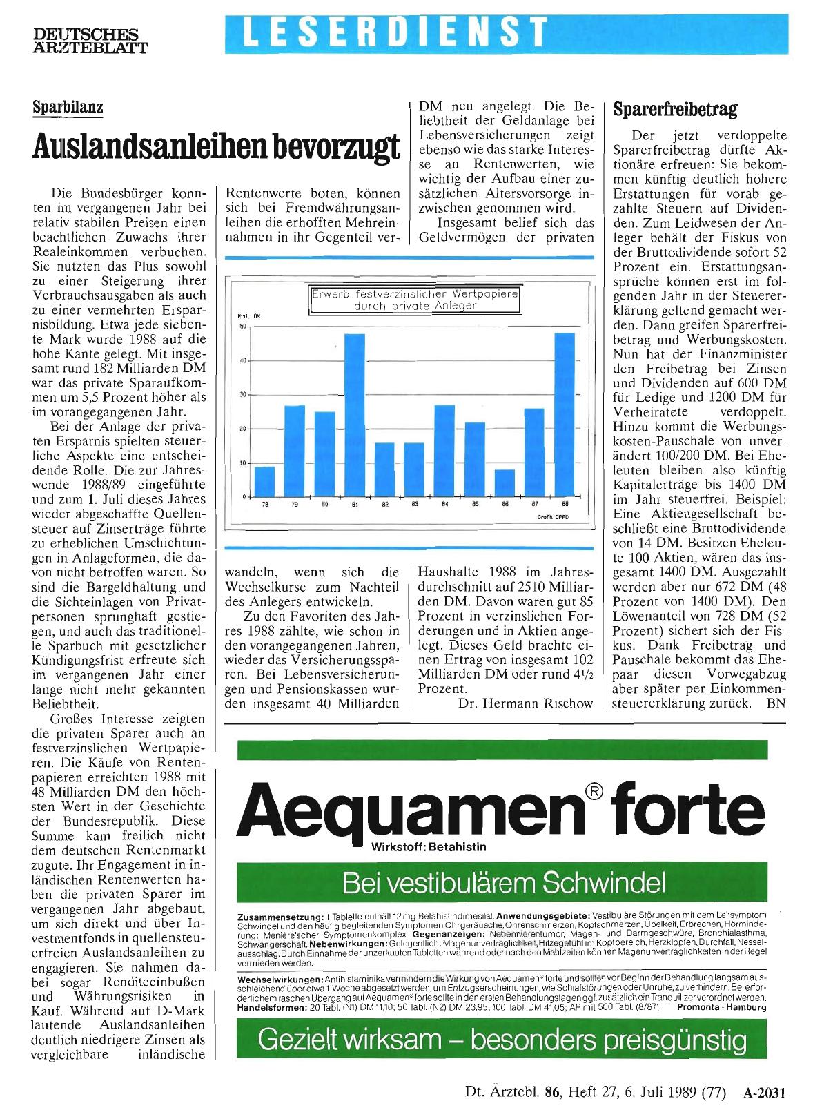 Vorschauseite 1: Sparerfreibetrag