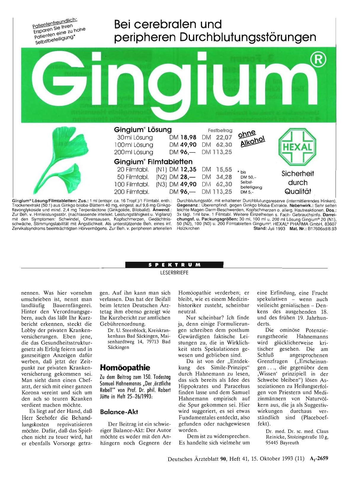Vorschauseite 1: Homöopathie: Balance-Akt