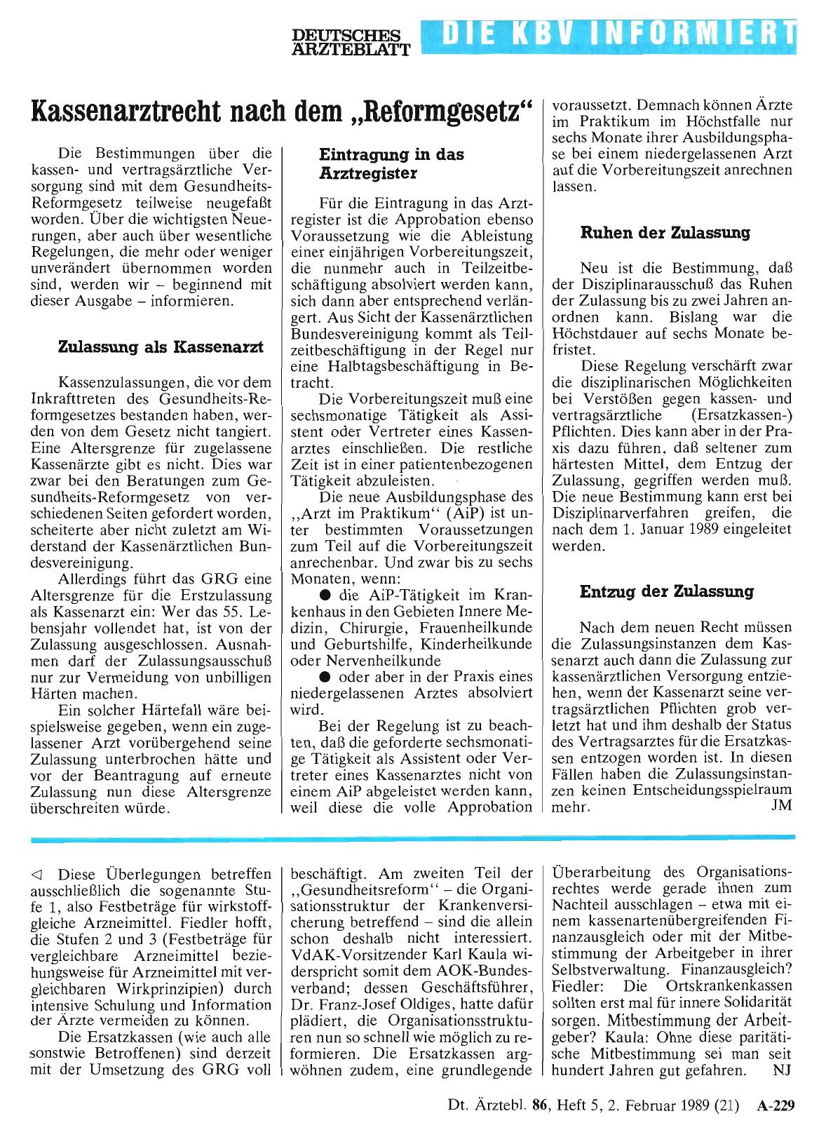 Vorschauseite 1: Kassenarztrecht nach dem „Reformgesetz“