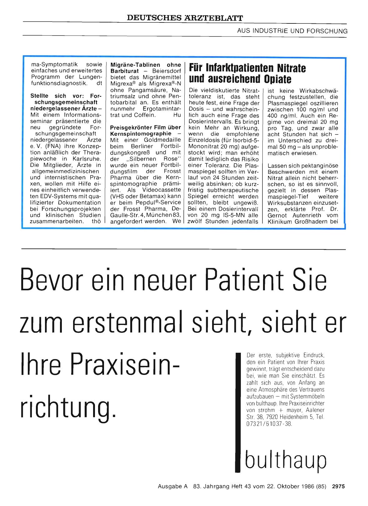 Vorschauseite 1: Schnell informiert: Migräne-Tablinen ohne Barbiturat