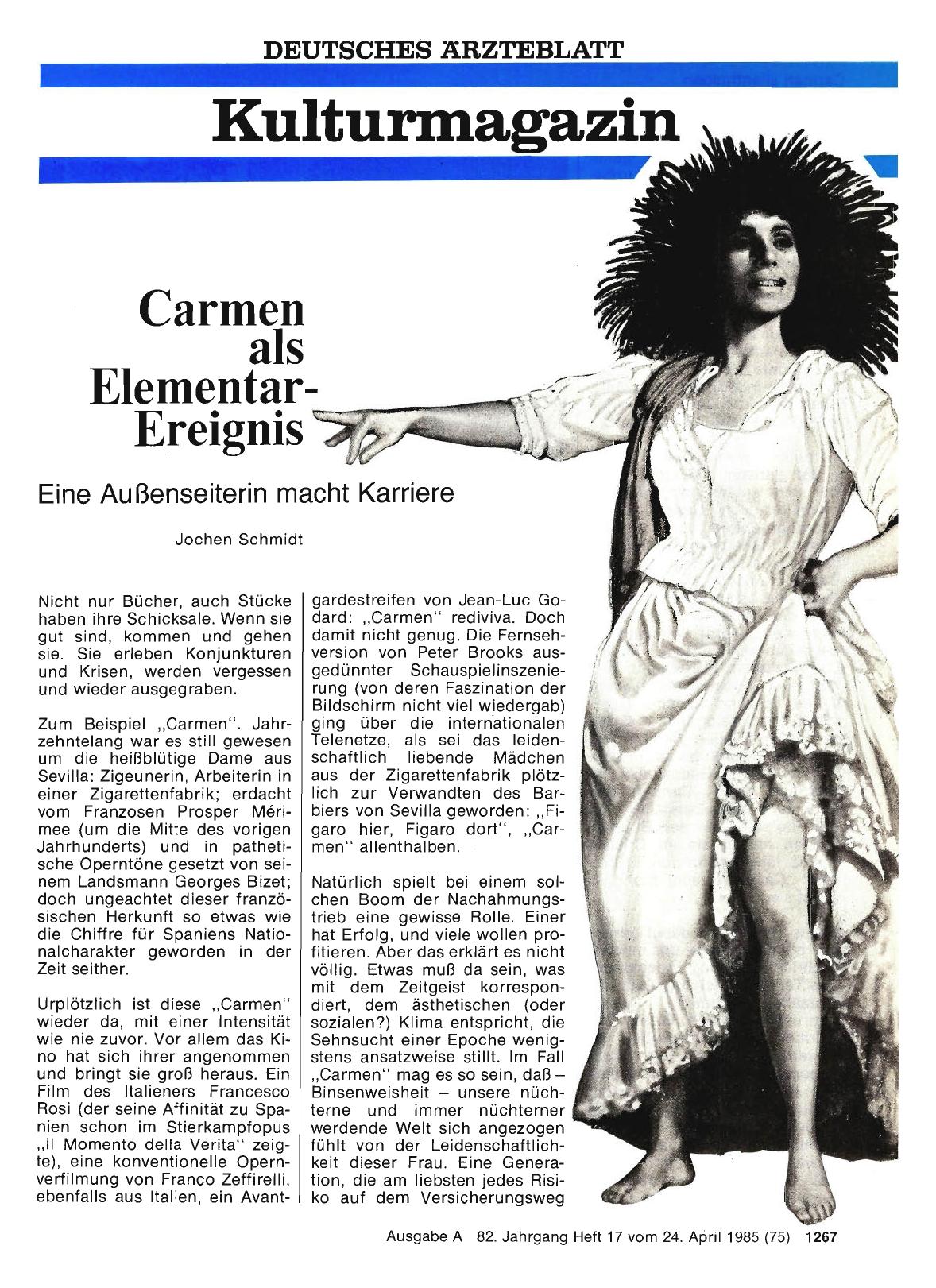 Vorschauseite 1: Carmen als Elementar-Ereignis