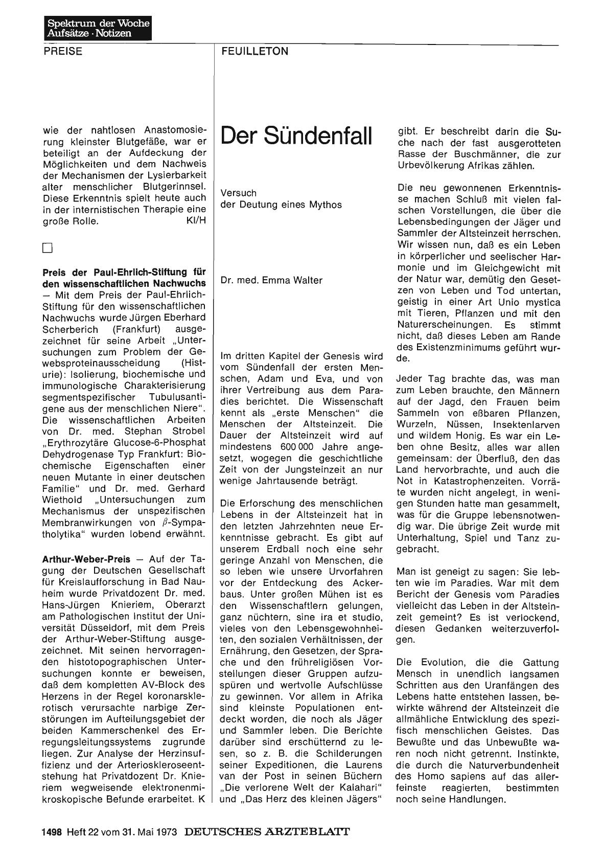 Vorschauseite 1: Der Sündenfall