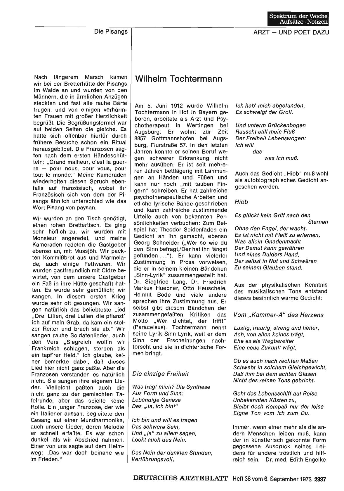 Vorschauseite 1: Wilhelm Tochtermann