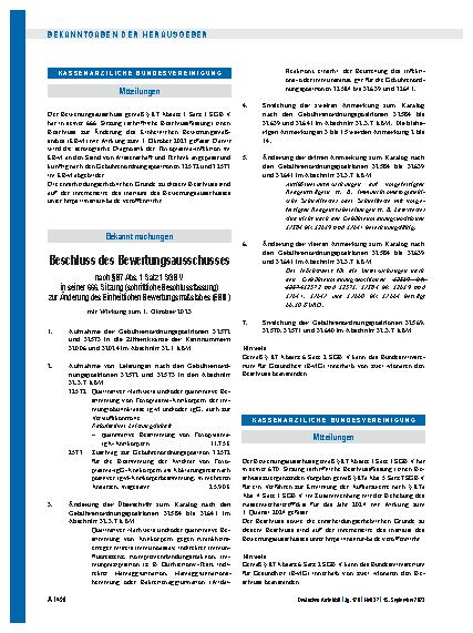 Vorschauseite 1: Mitteilungen