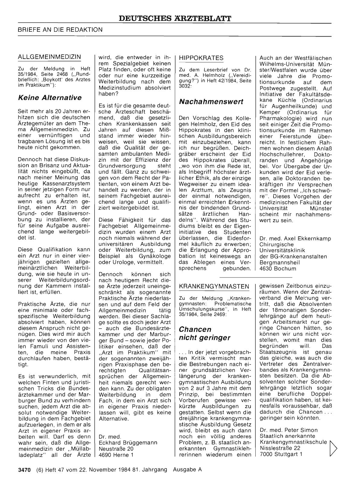 Vorschauseite 1: HIPPOKRATES: Nachahmenswert
