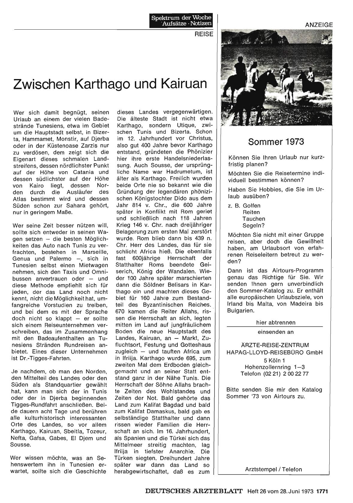 Vorschauseite 1: Zwischen Karthago und Kairuan