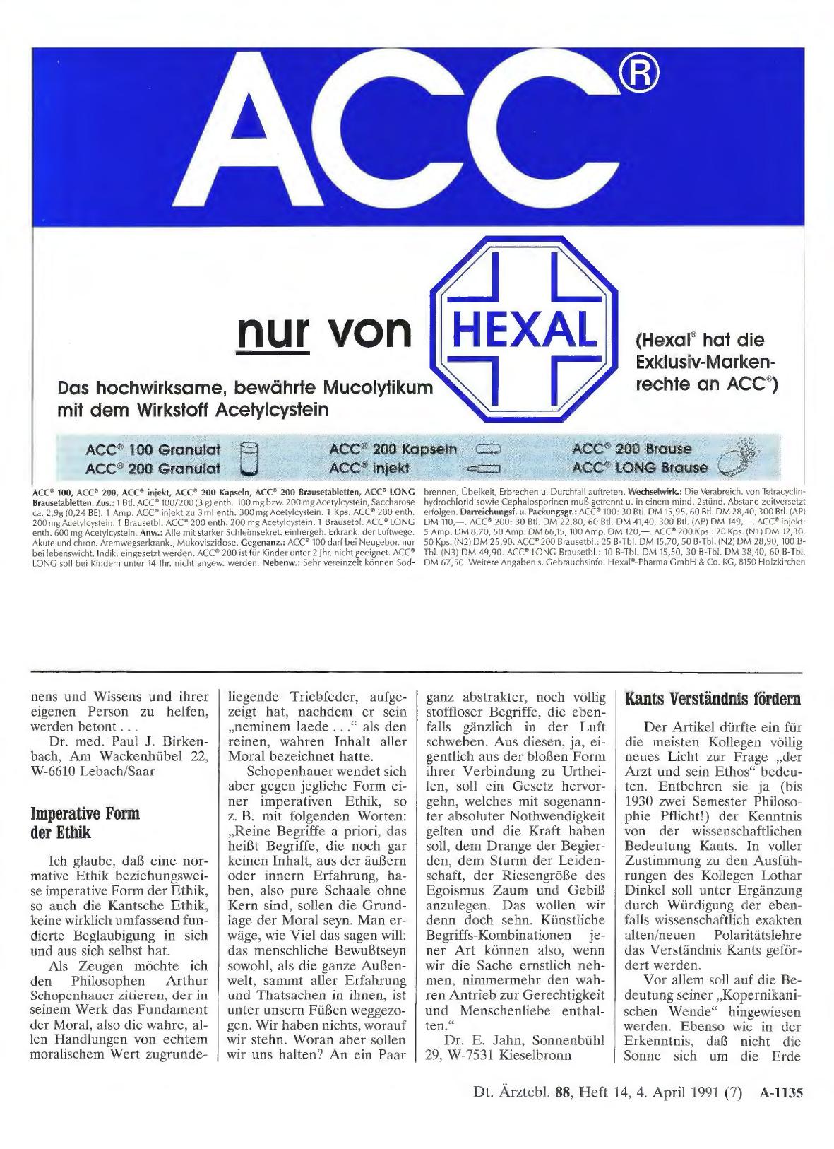 Vorschauseite 1: ETHIK: Imperative Form der Ethik