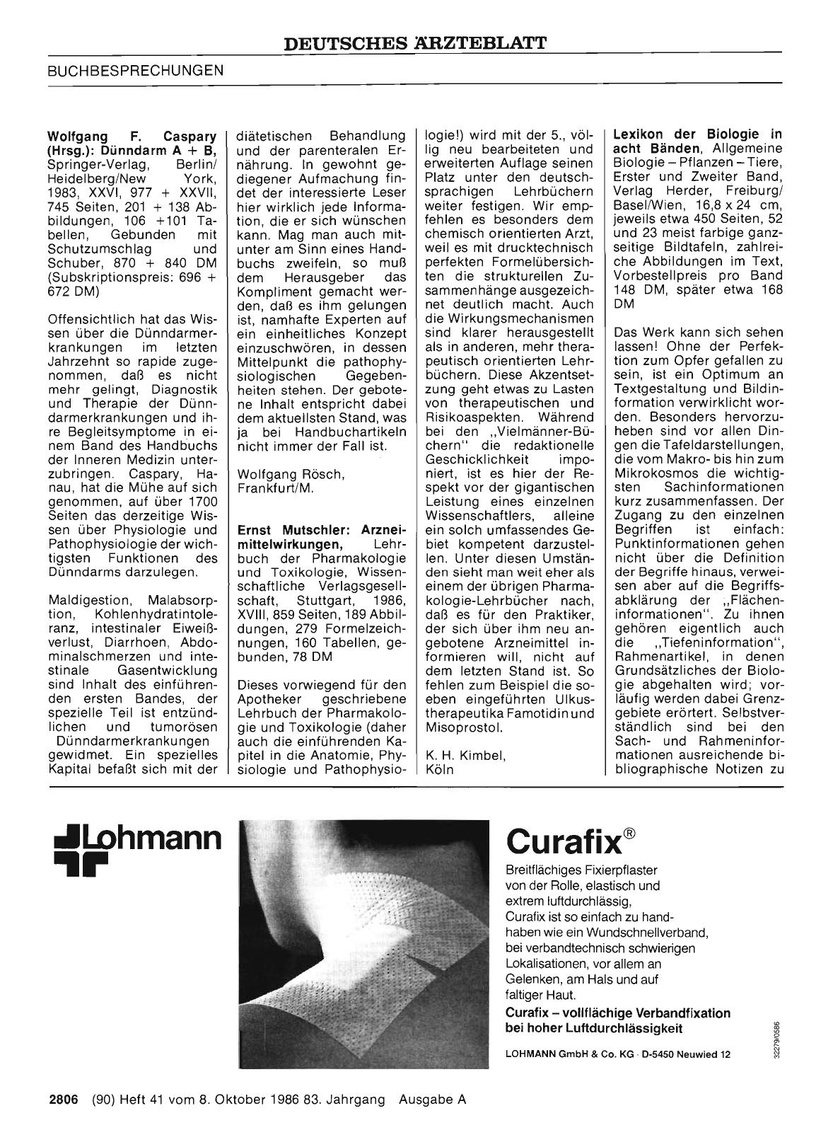 Vorschauseite 1: Medizin — Geisteswissenschaften: Lexikon der Biologie in acht Bänden