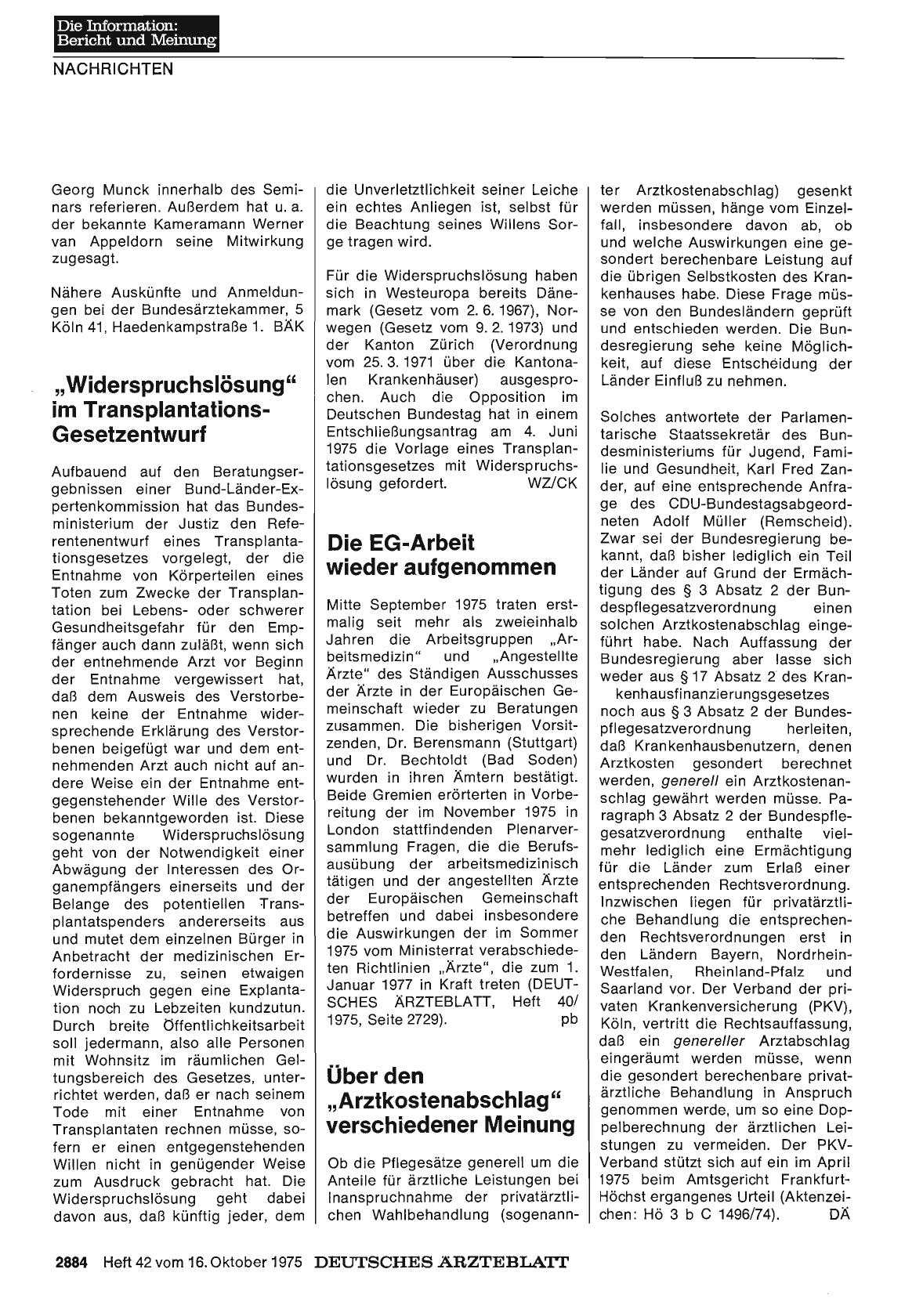Vorschauseite 1: Die EG-Arbeit wieder aufgenommen