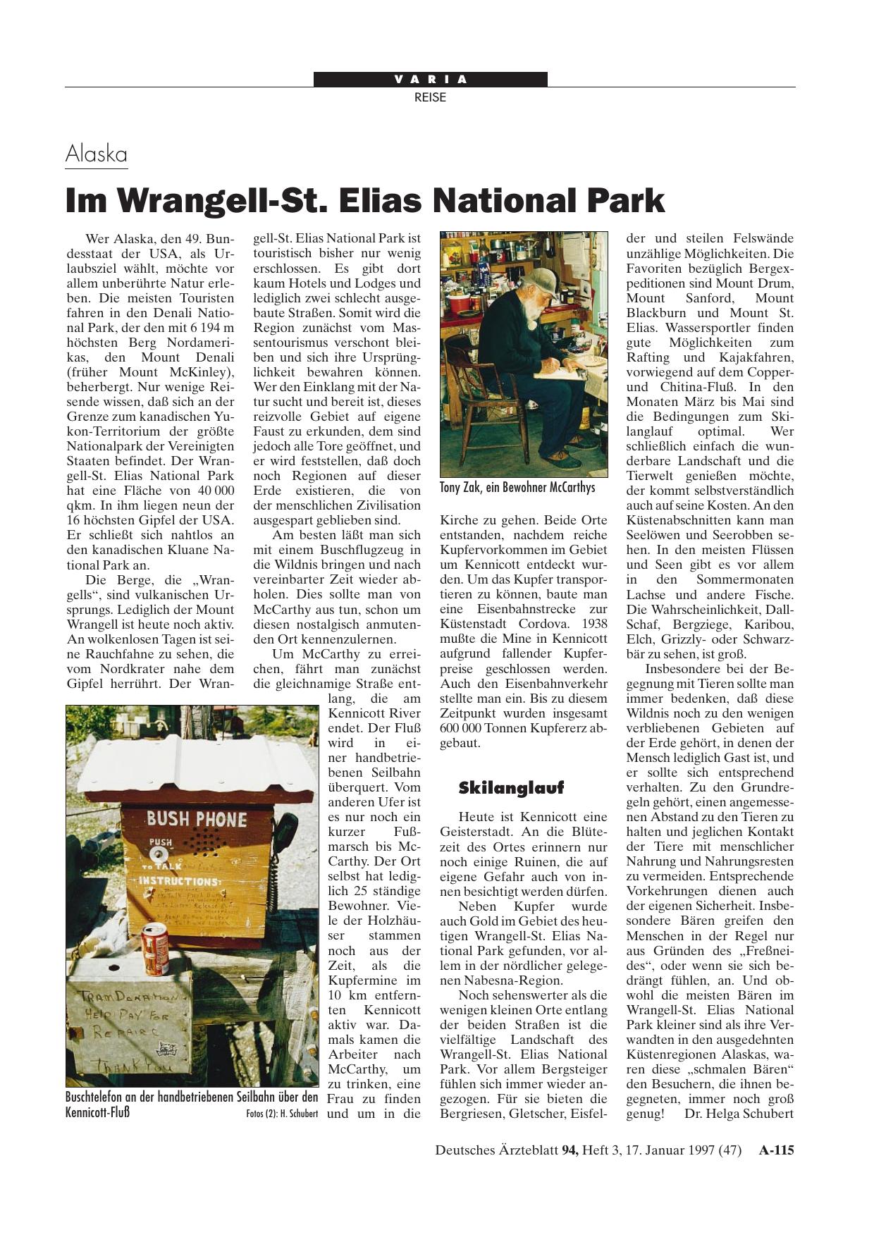 Vorschauseite 1: Alaska: Im Wrangell-St. Elias National Park