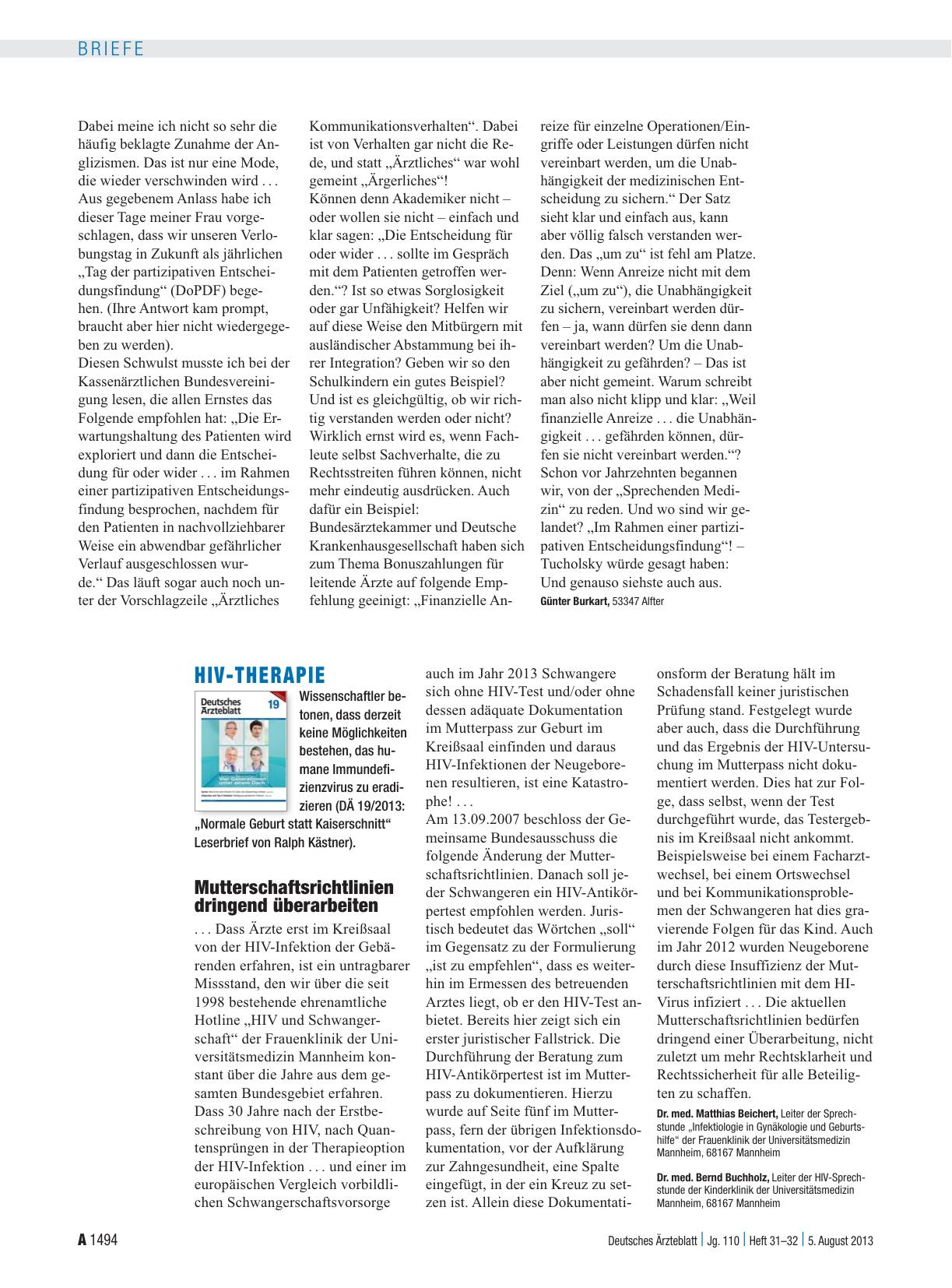 Vorschauseite 1: HIV-Therapie: Mutterschaftsrichtlinien dringend überarbeiten