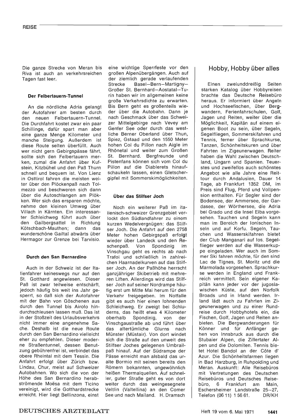 Vorschauseite 1: Hobby, Hobby über alles