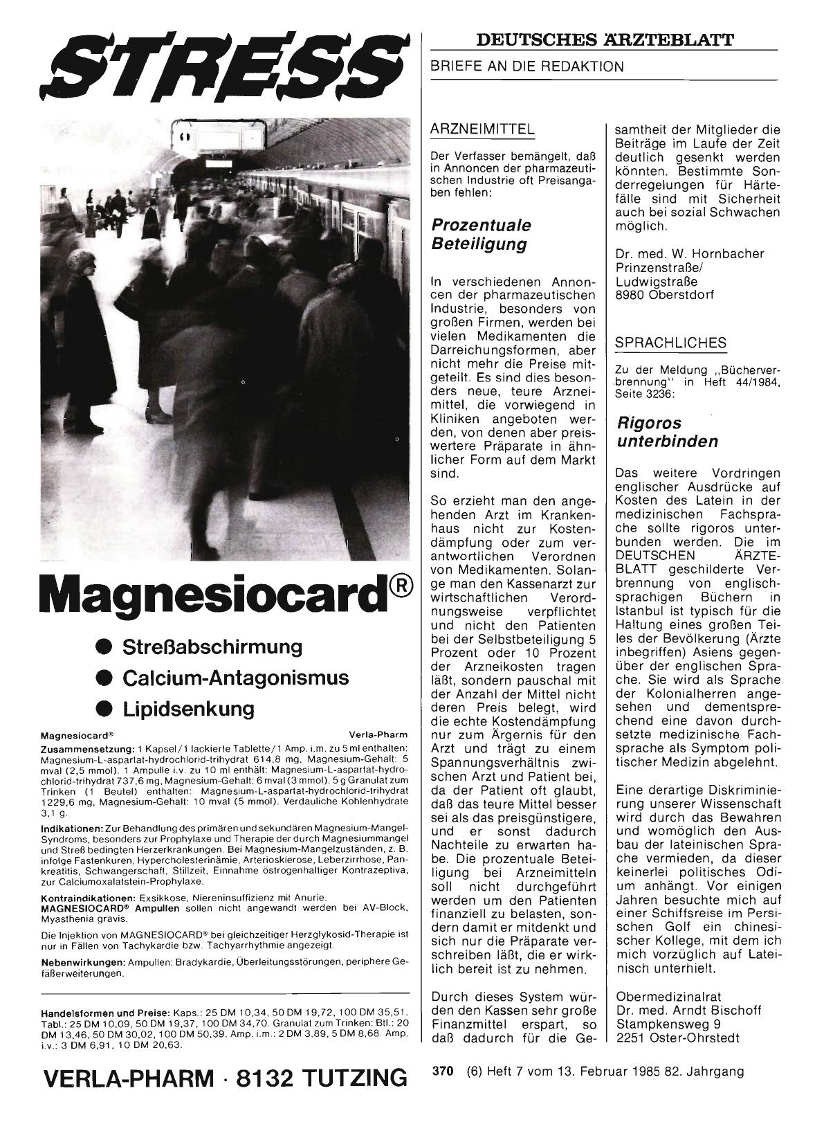 Vorschauseite 1: ARZNEIMITTEL: Prozentuale Beteiligung