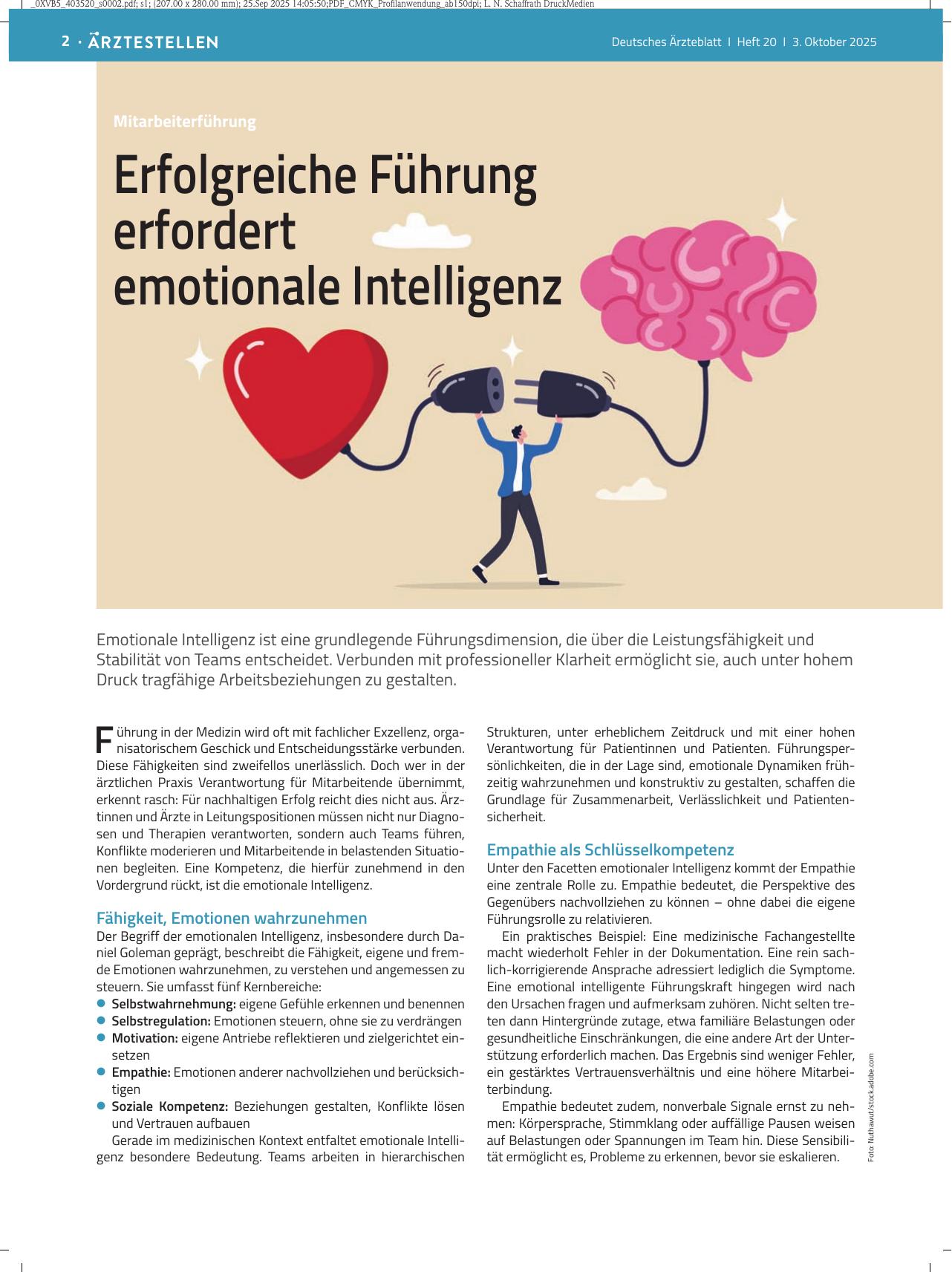 Vorschauseite 1: Mitarbeiterführung: Erfolgreiche Führung erfordert emotionale Intelligenz