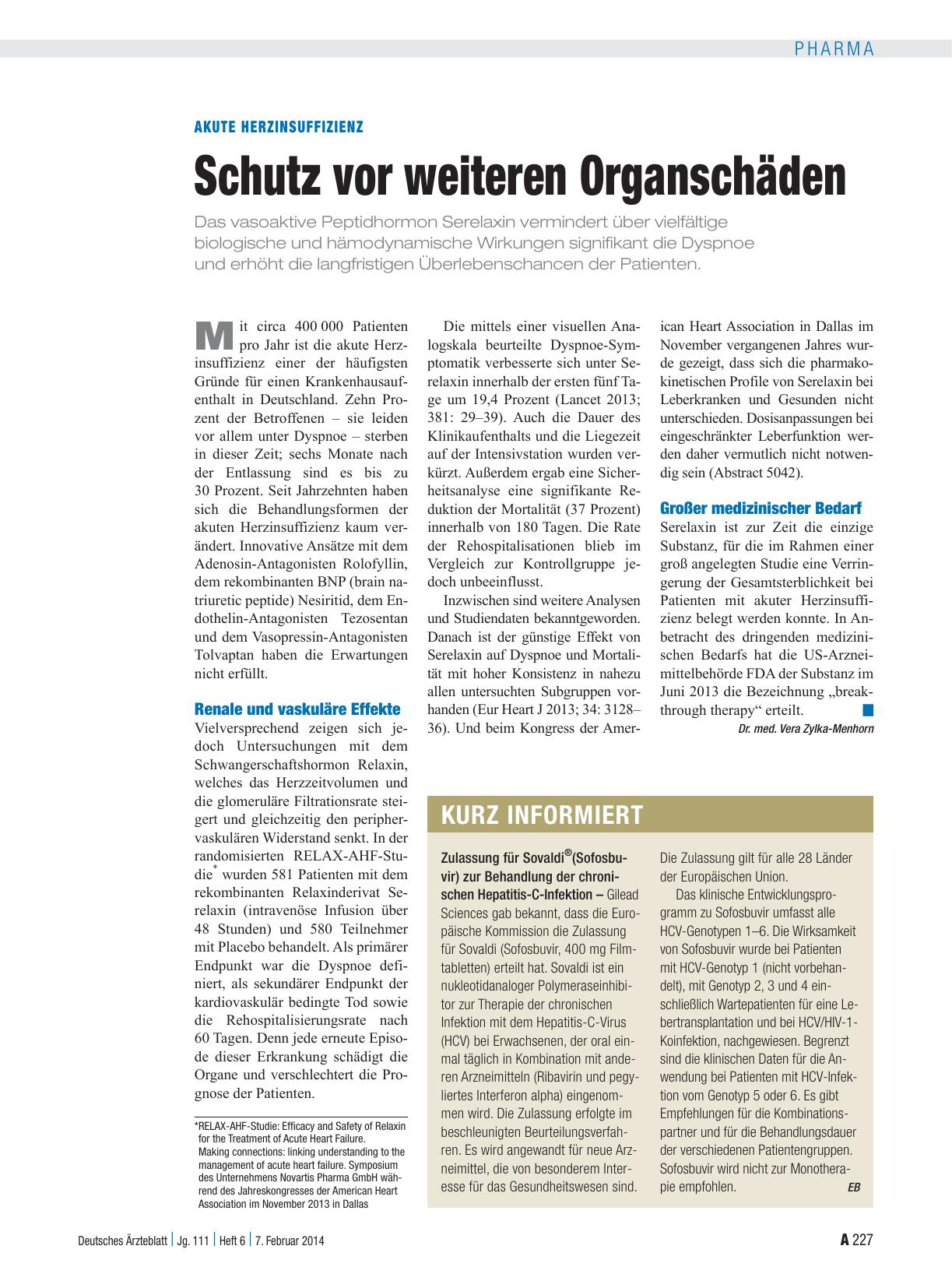 Vorschauseite 1: Kurz informiert