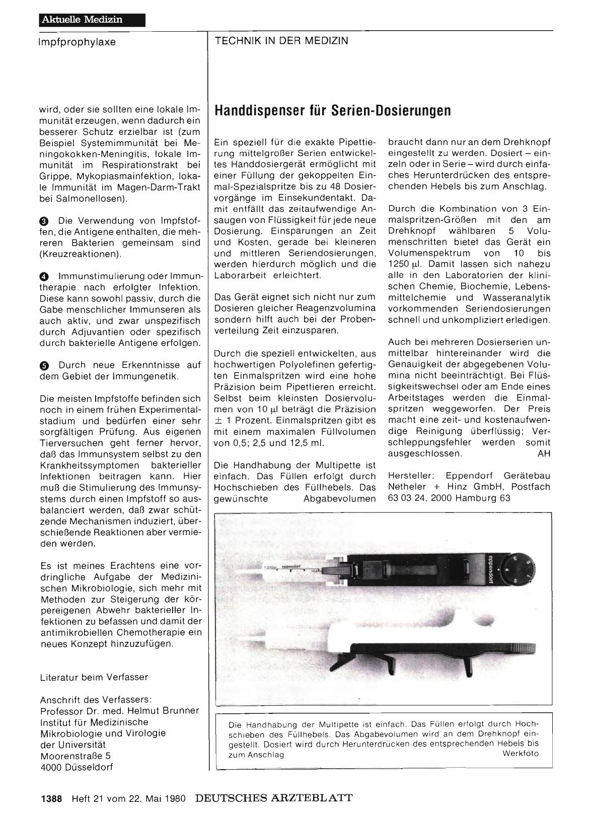 Vorschauseite 1: Handdispenser für Serien-Dosierungen