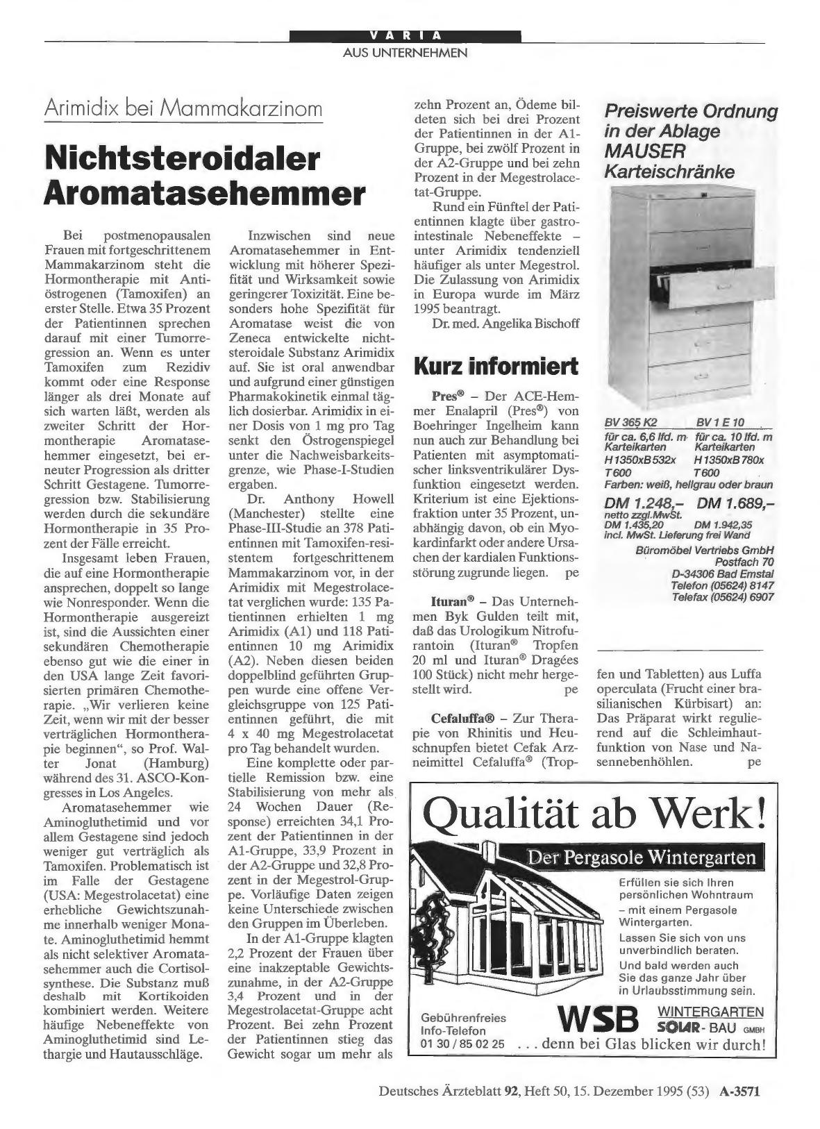 Vorschauseite 1: Kurz informiert: Pres®