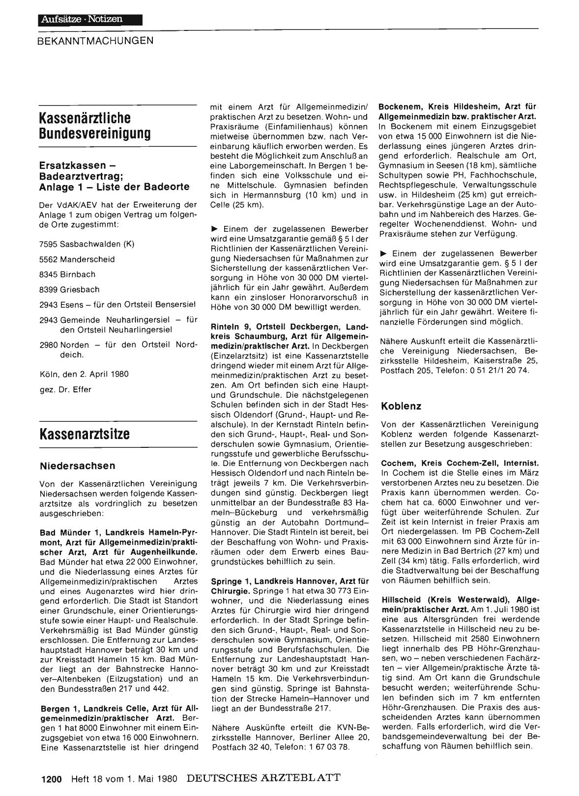 Vorschauseite 1: Kassenärztliche Bundesvereinigung