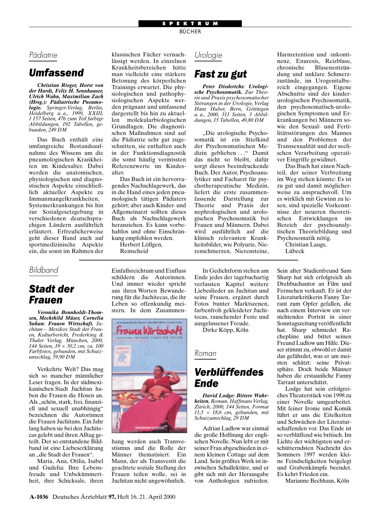 Vorschauseite 1: Bittere Wahrheiten