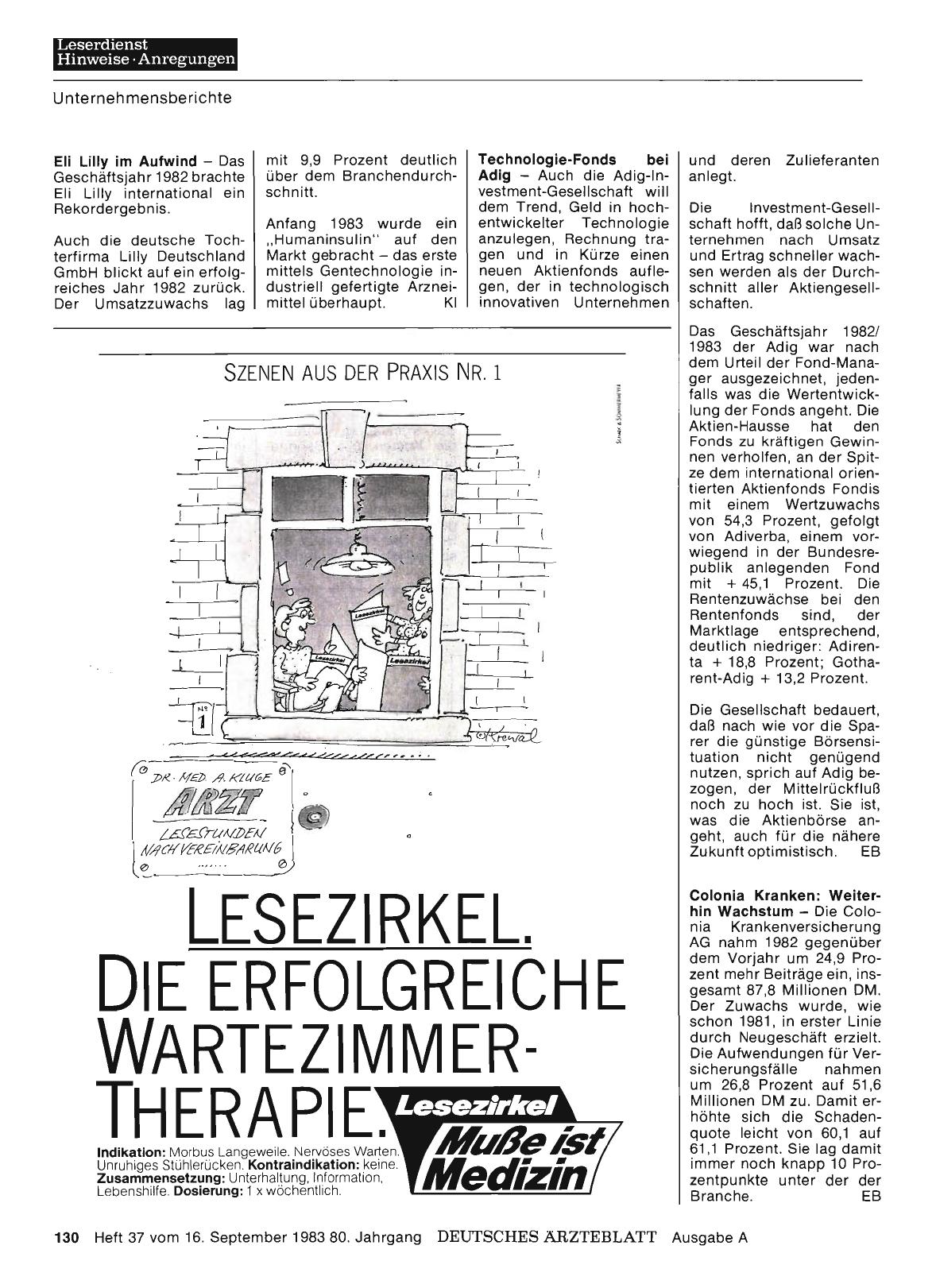 Vorschauseite 1: Unternehmensberichte: Eli Lilly im Aufwind