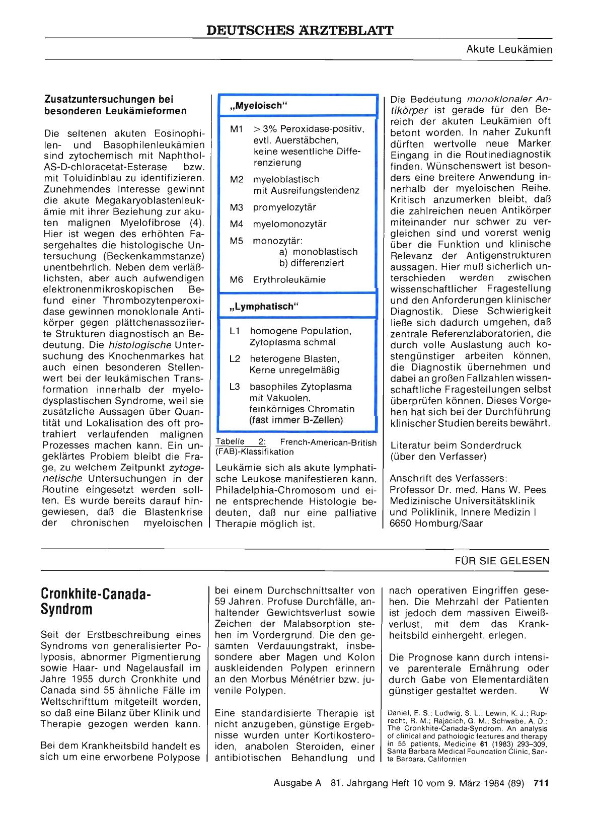 Vorschauseite 1: Cronkhite-Canada-Syndrom