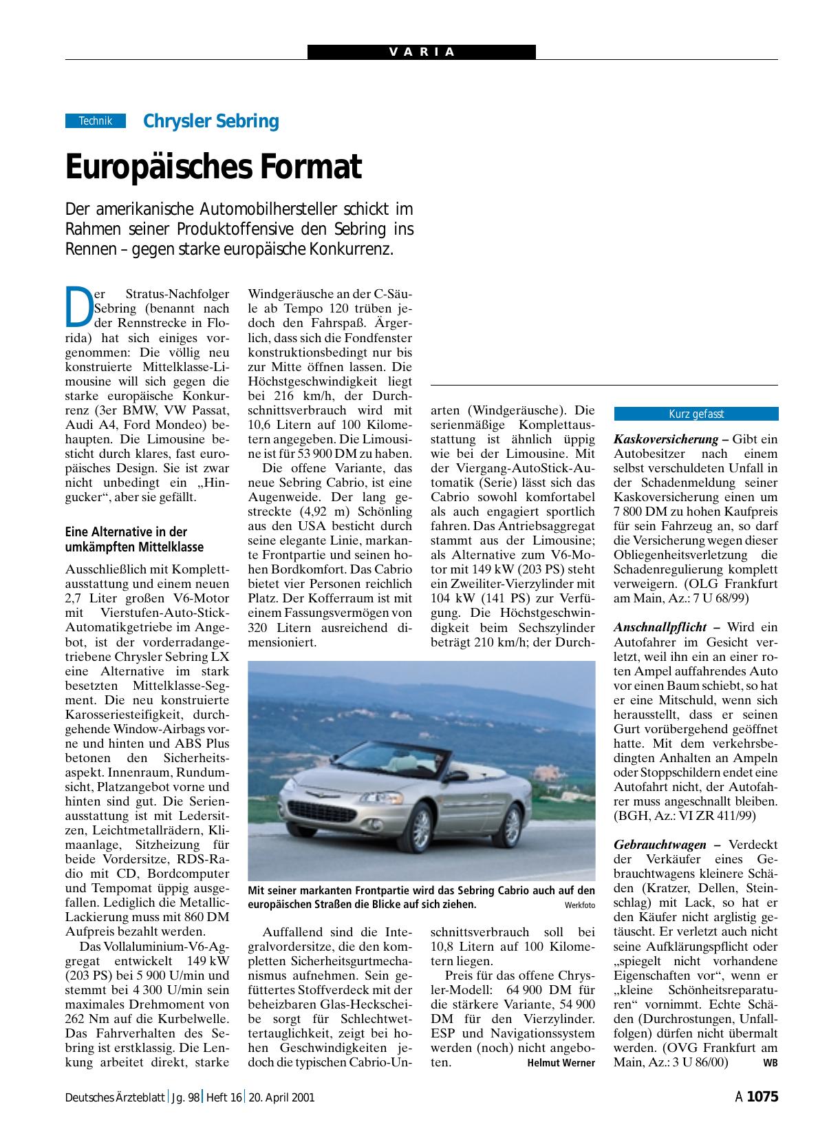 Vorschauseite 1: Kaskoversicherung
