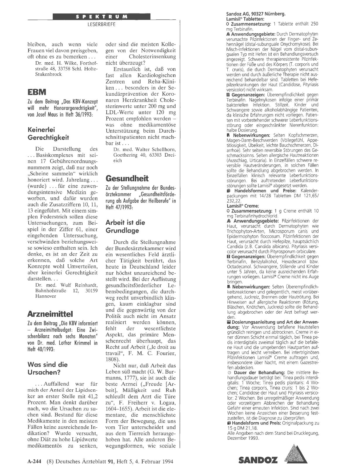 Vorschauseite 1: Gesundheit: Arbeit ist die Grundlage