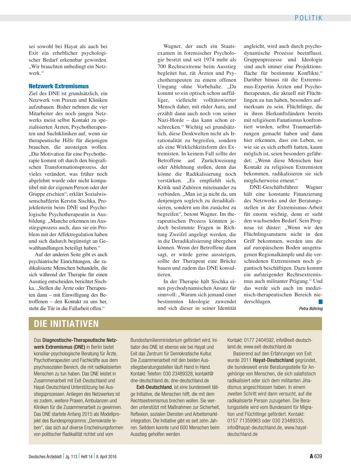 Vorschauseite 4: Radikalisierung: „Die Ideologien versprechen Orientierung und Halt“