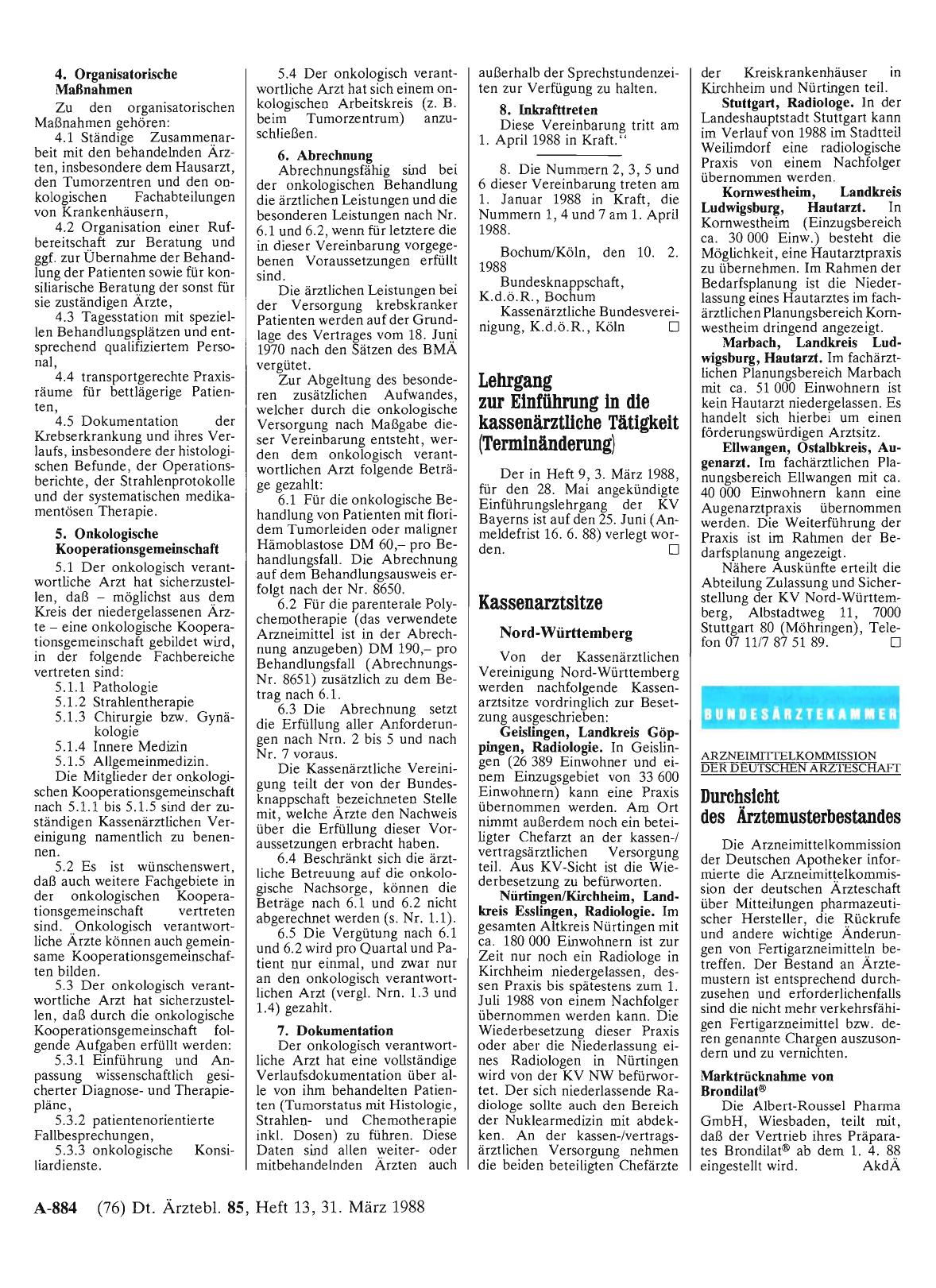 Vorschauseite 1: Durchsicht des Ärztemusterbestandes