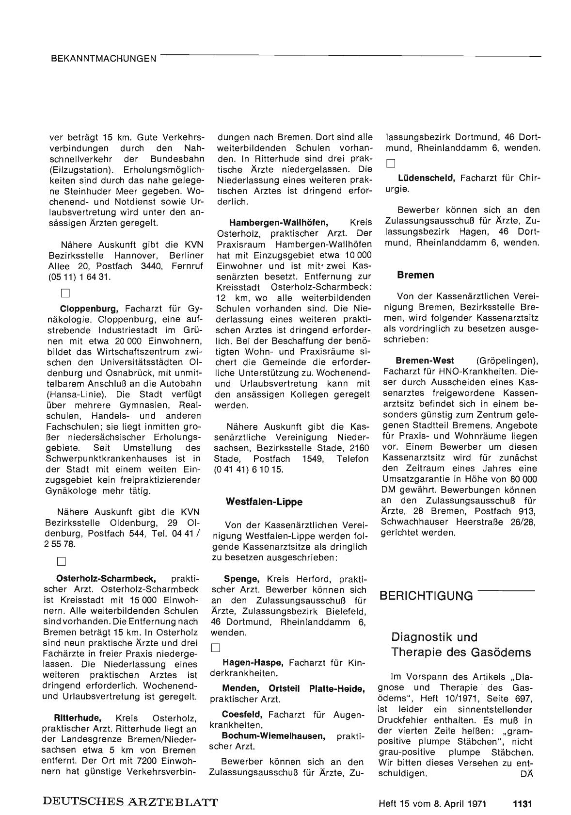 Vorschauseite 1: Diagnostik und Therapie des Gasödems