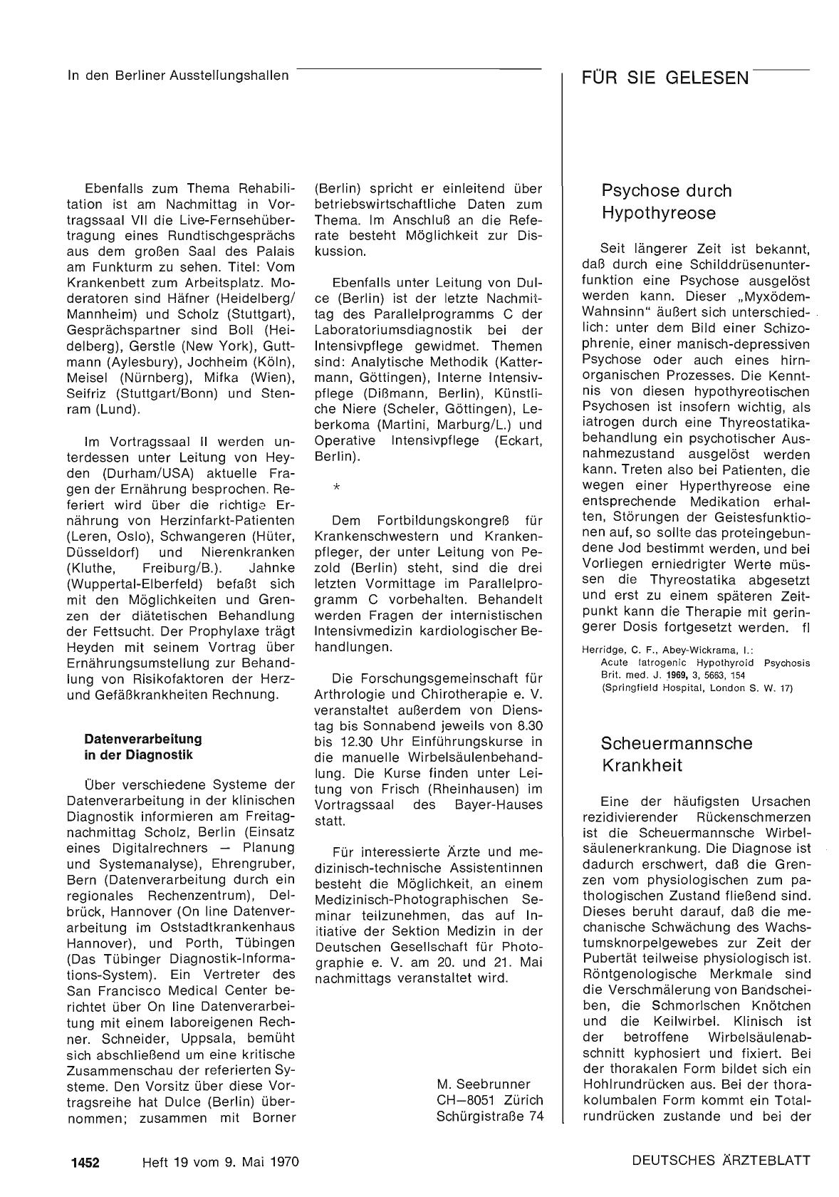 Vorschauseite 1: Scheuermannsche Krankheit
