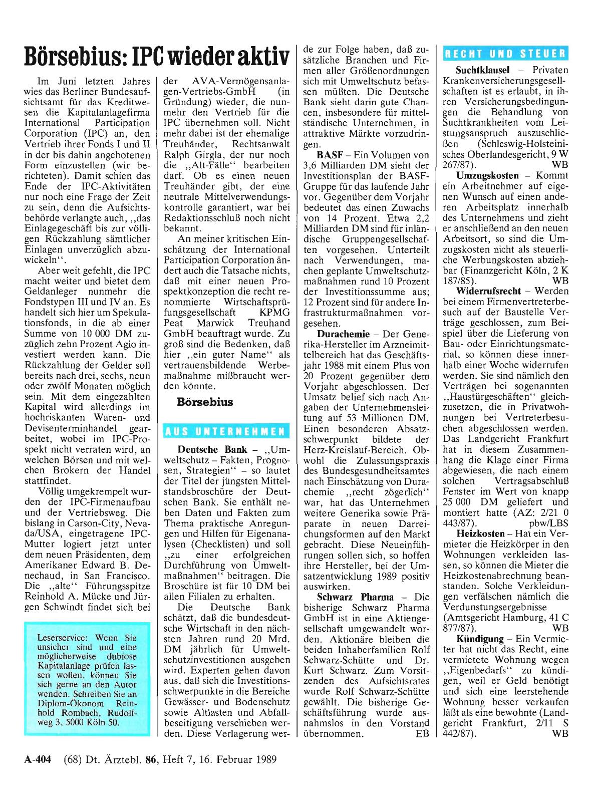 Vorschauseite 1: Recht und Steuer