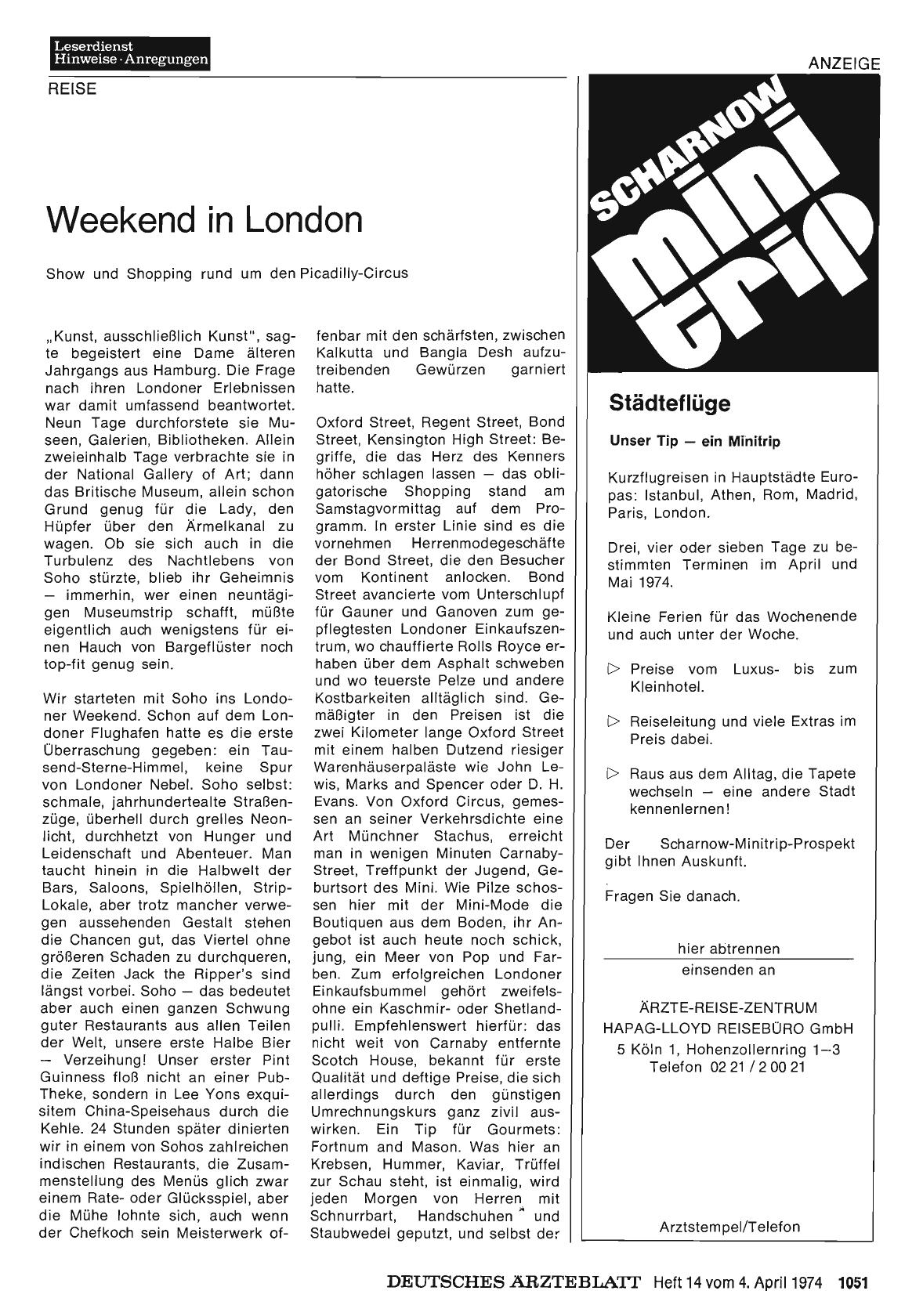 Vorschauseite 1: Weekend in London